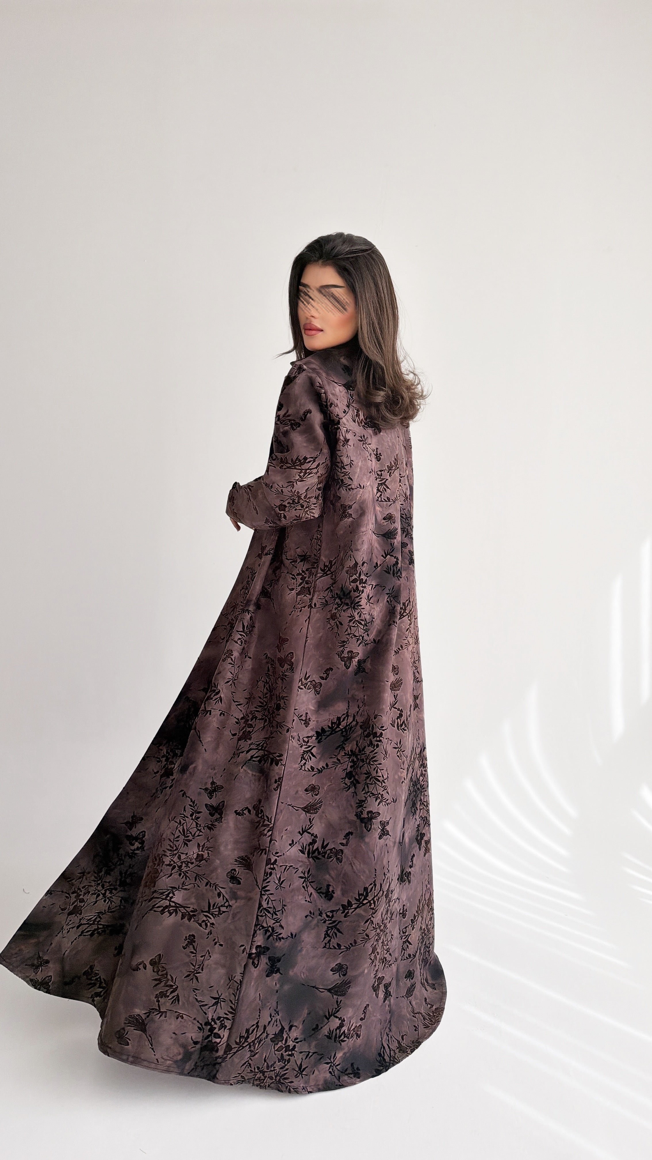 MW2025 - عباية كريب مشجر - Aya