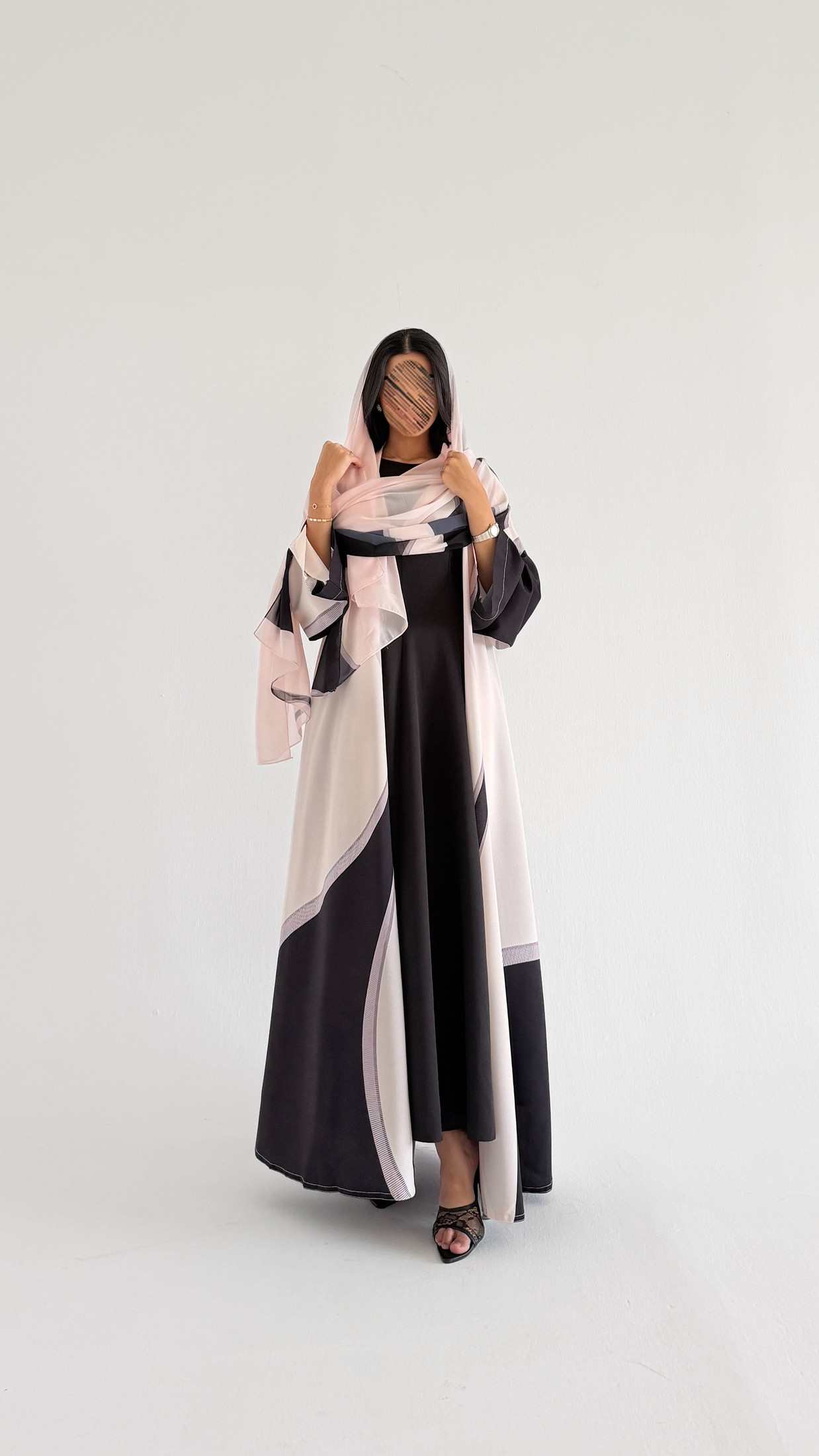 MWT1138 - عباية طباعة | Printed Abaya