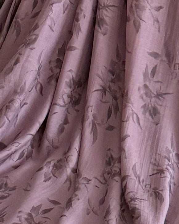 MWT2092 - Printed Chiffon Abaya | عباية شيفون مطبوعة - Aya