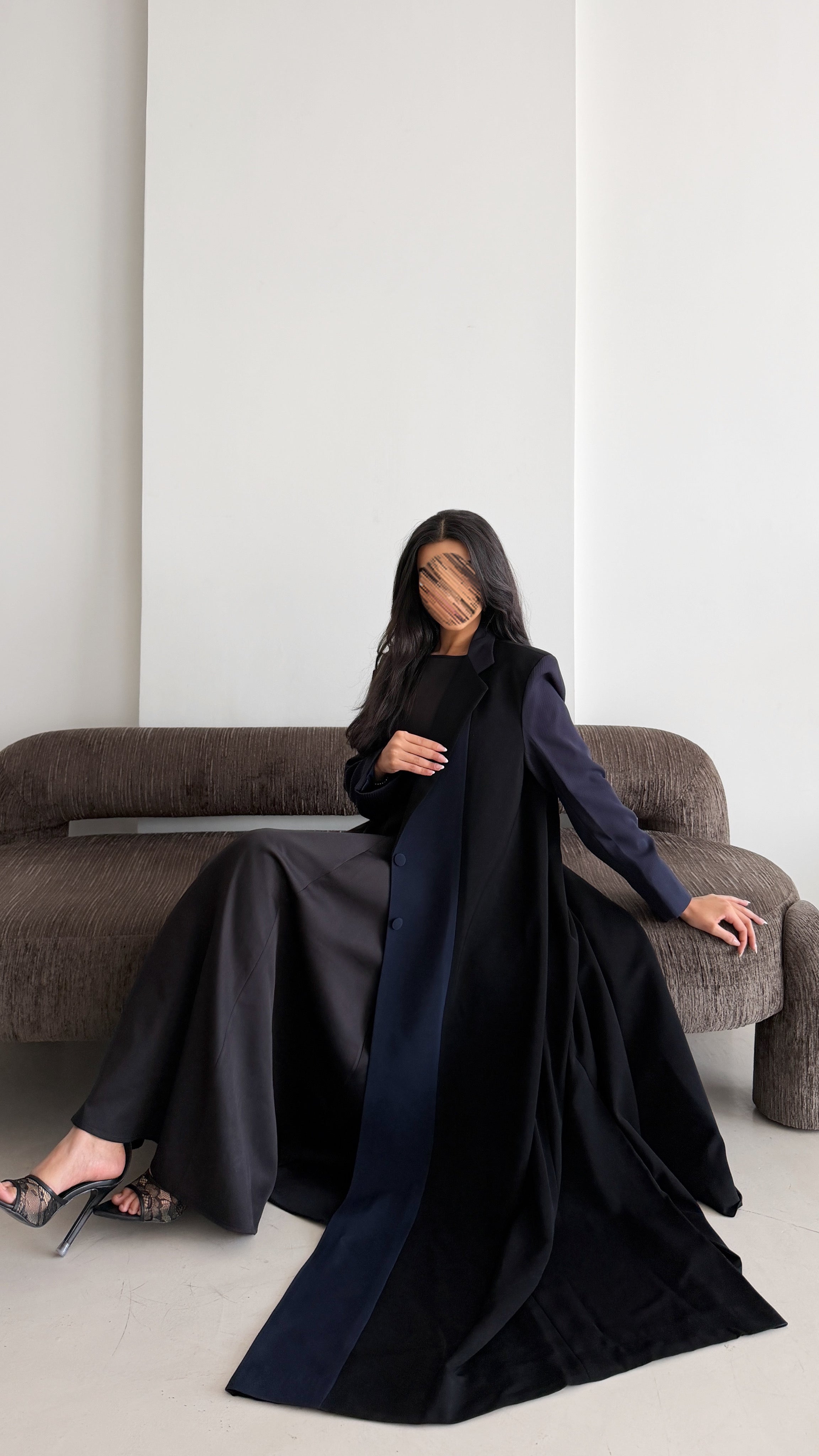 MWT1213 - عباية بليزر| Blazer Abaya