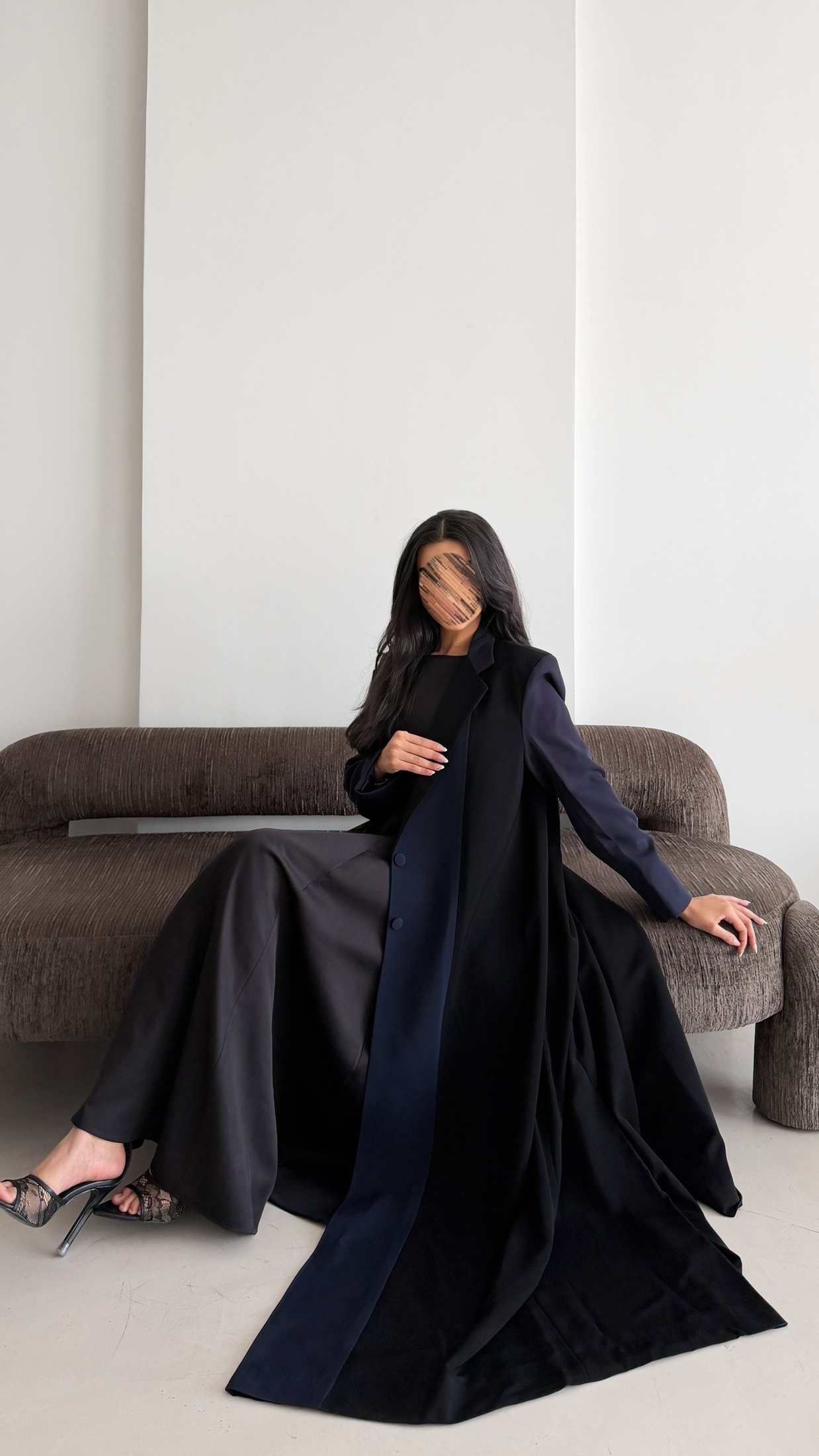 MWT1213 - عباية بليزر| Blazer Abaya