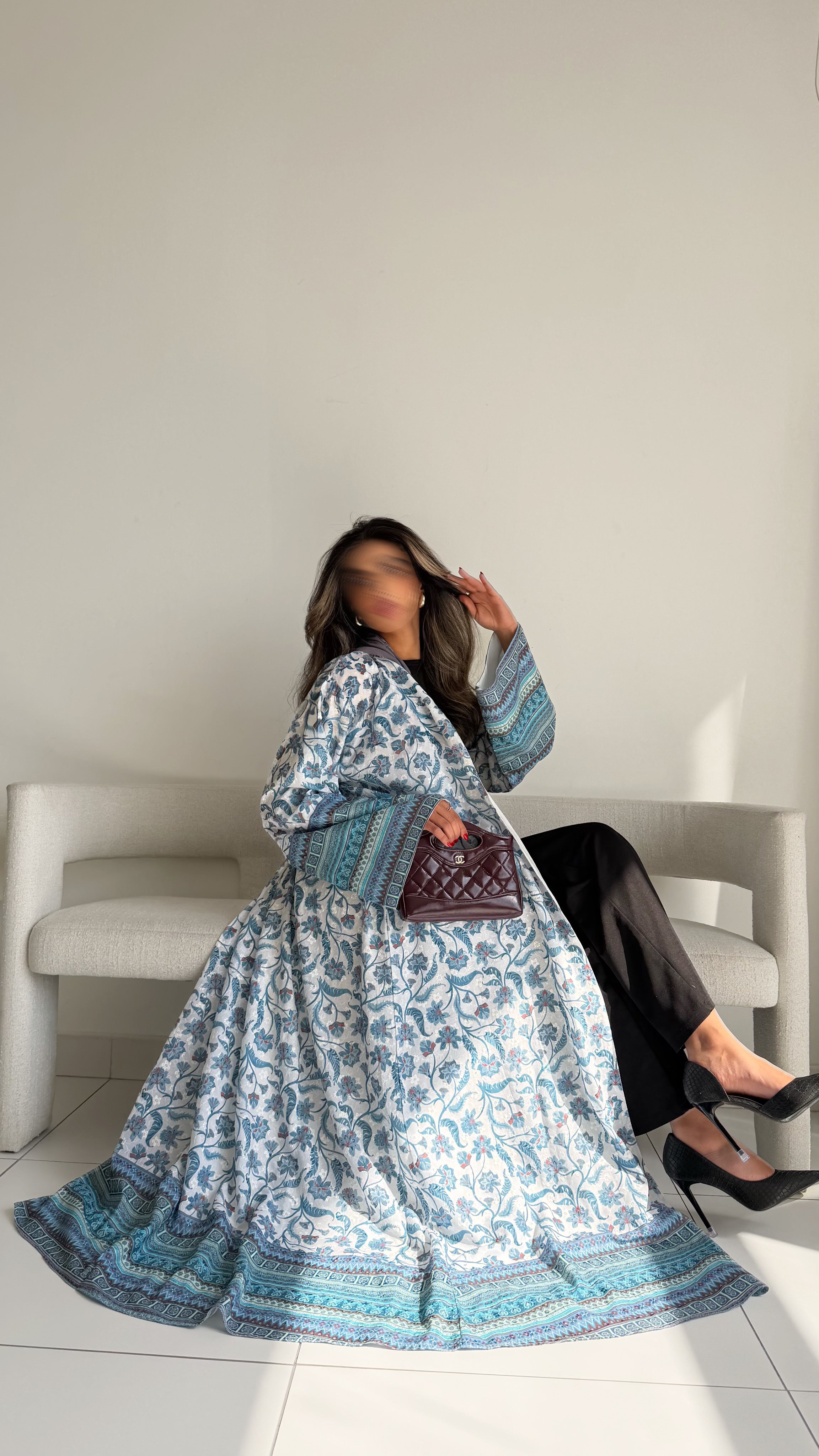 MWT567 - عباية ركامة مشجرة - Aya