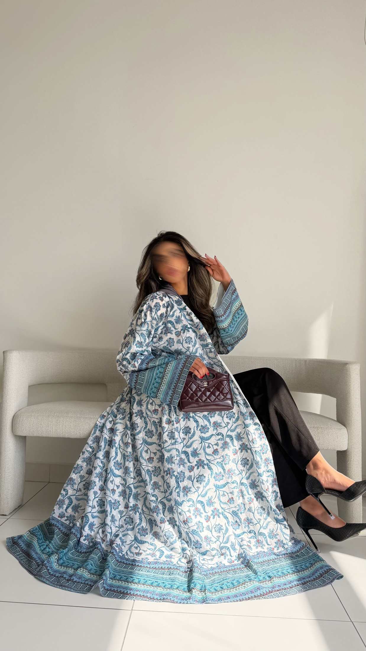 MWT567 - عباية ركامة مشجرة - Aya
