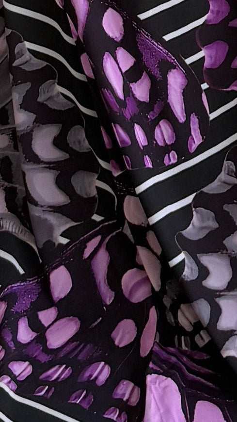 MWT2134 - عباية طباعة- Printed Abaya - Aya