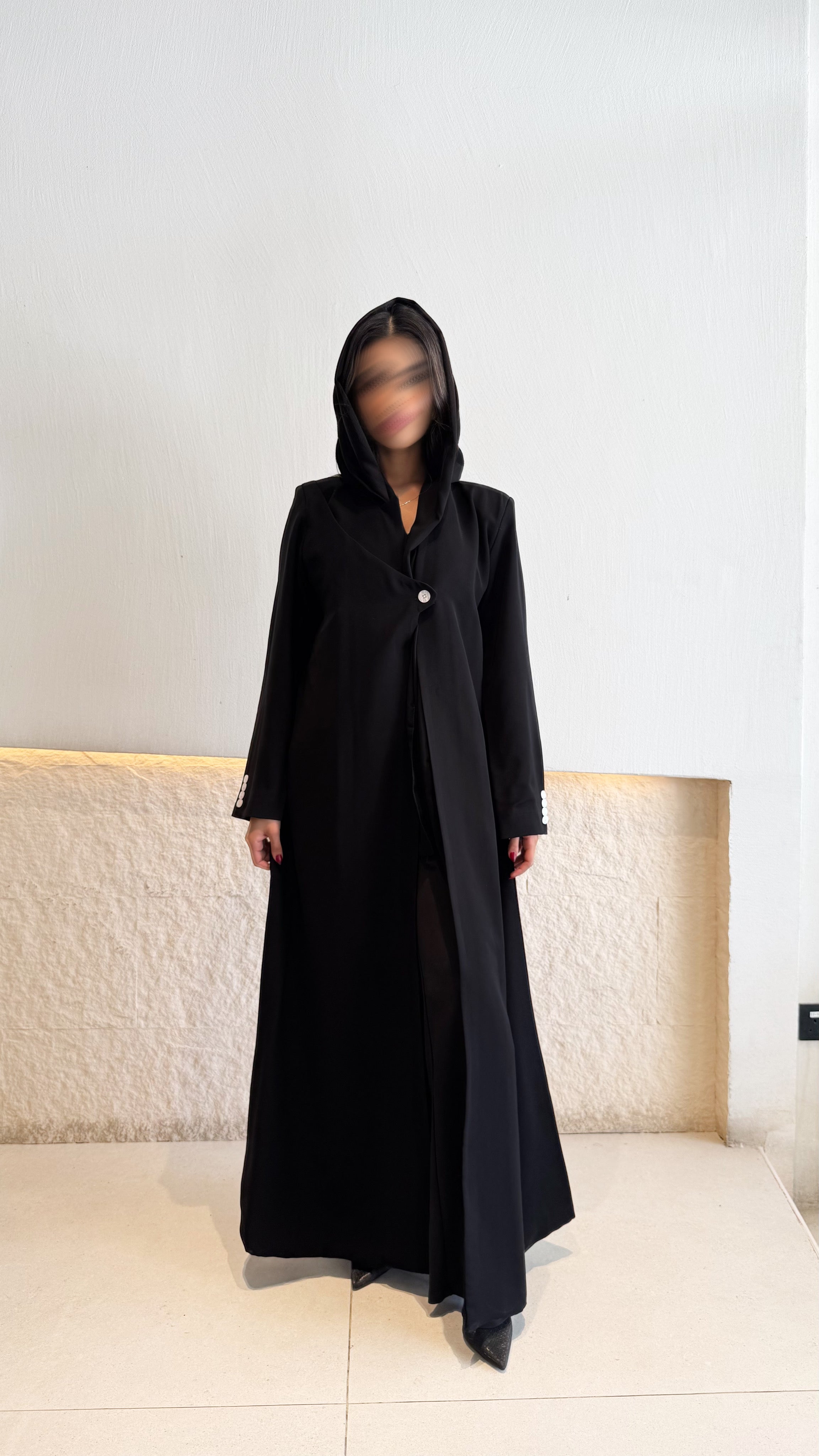 MW1780 - عباية بليزر بقماش كوبرا - Aya