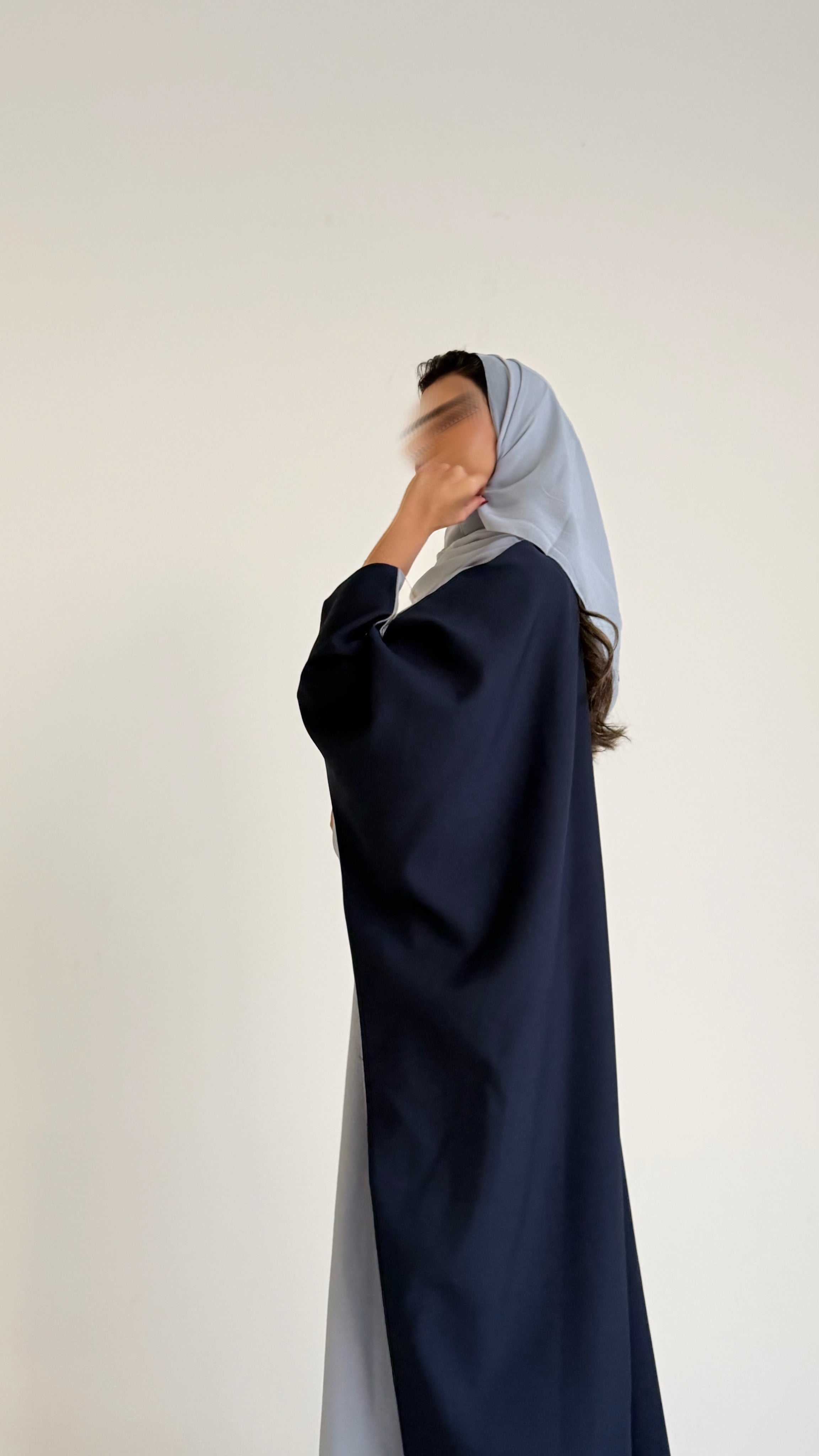 MWT536 - عباية سماوي وأزرق - Aya