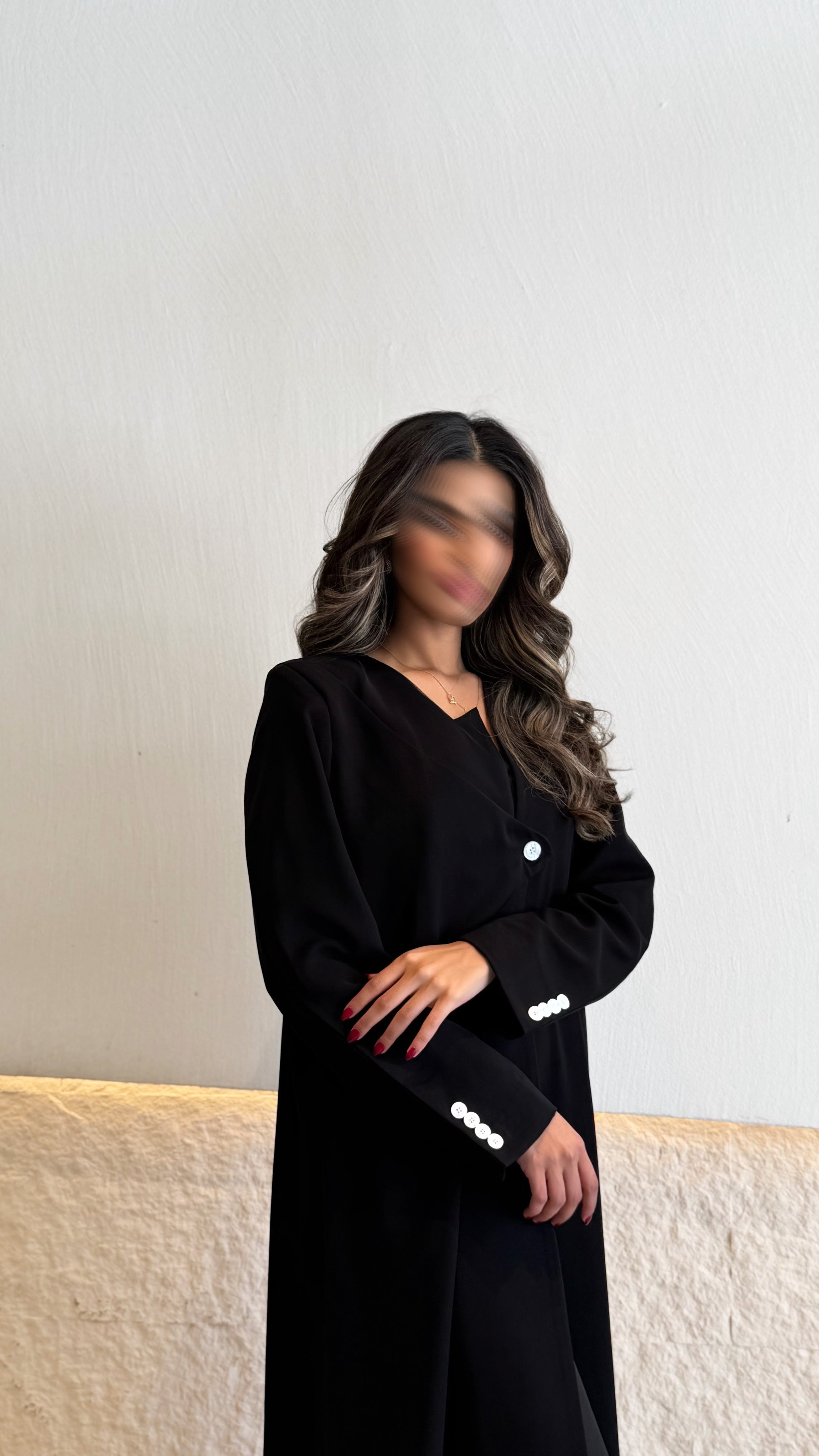 MW1780 - عباية بليزر بقماش كوبرا - Aya