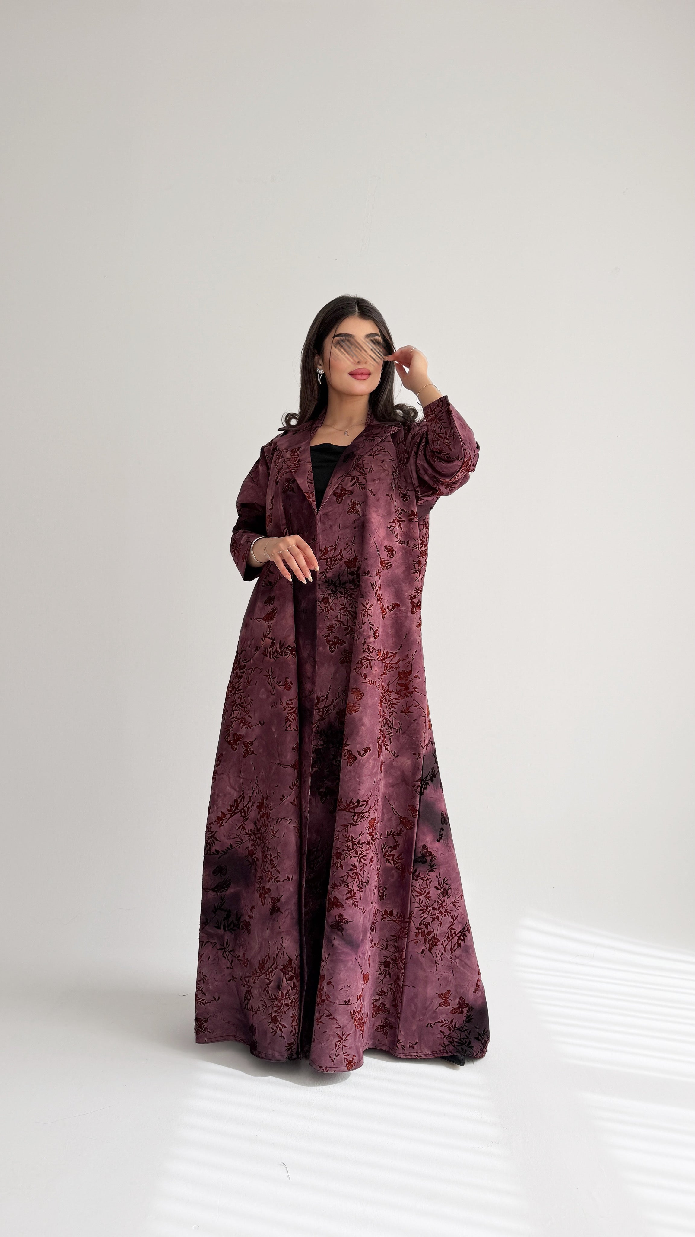 MW2026 - عباية كريب مشجر - Aya