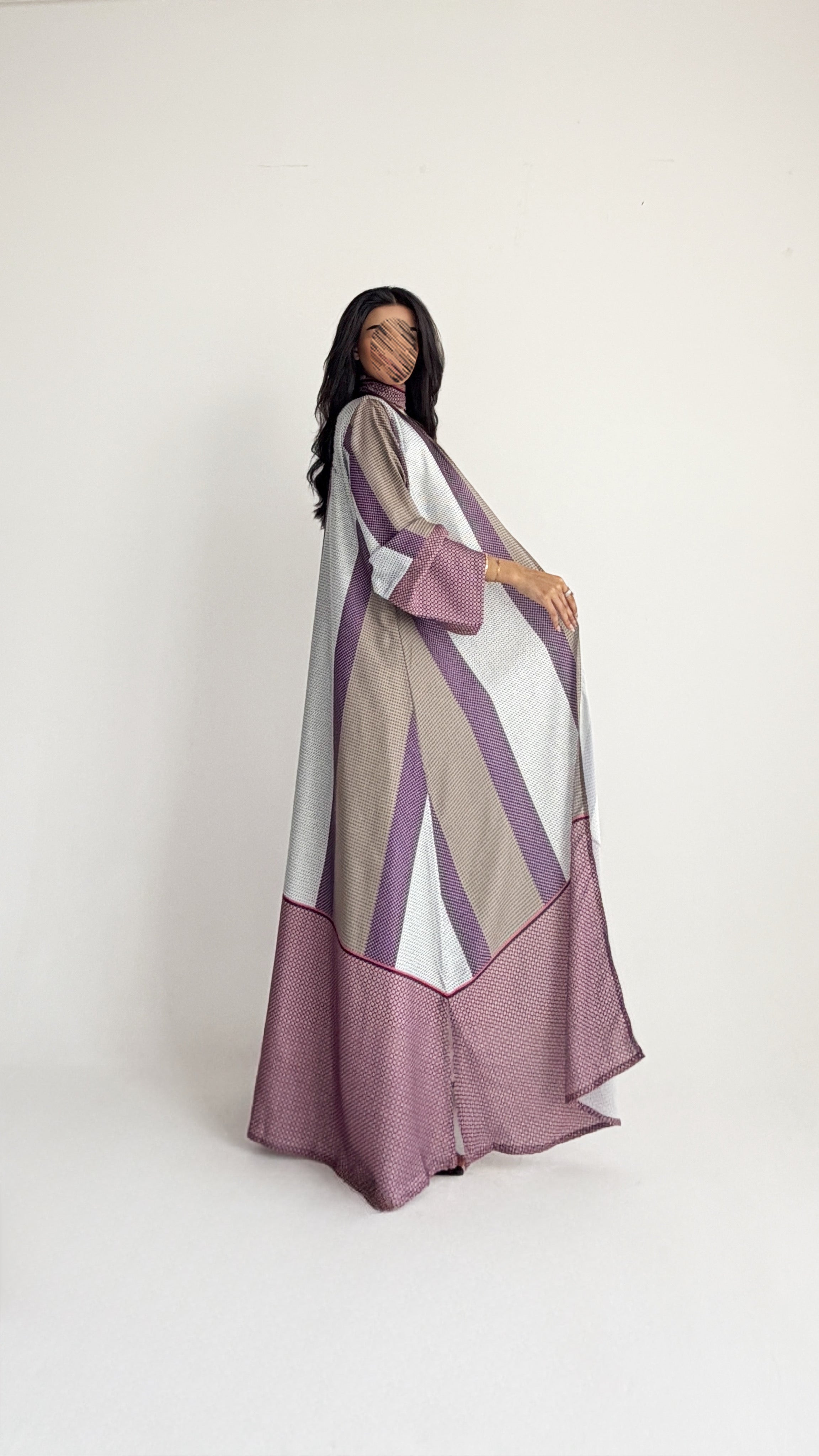 MWT1245 - Summer Printed Abaya | عباية صيفية طباعة