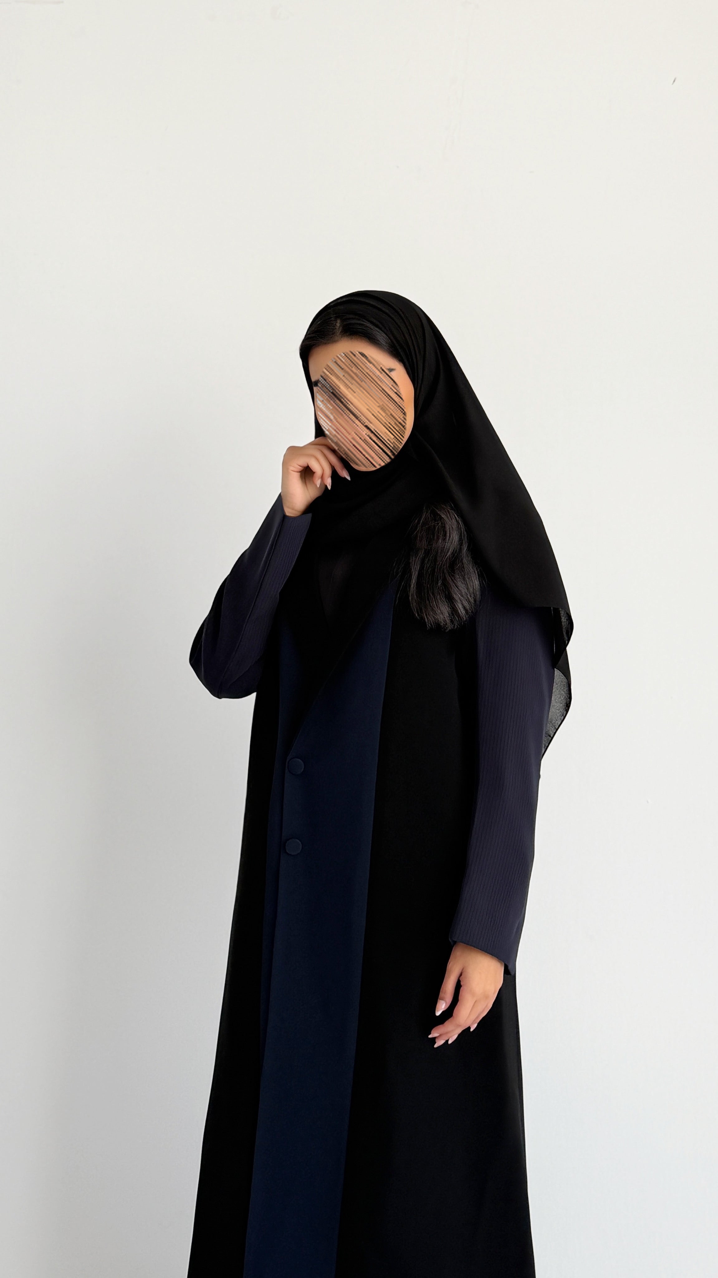 MWT1213 - عباية بليزر| Blazer Abaya