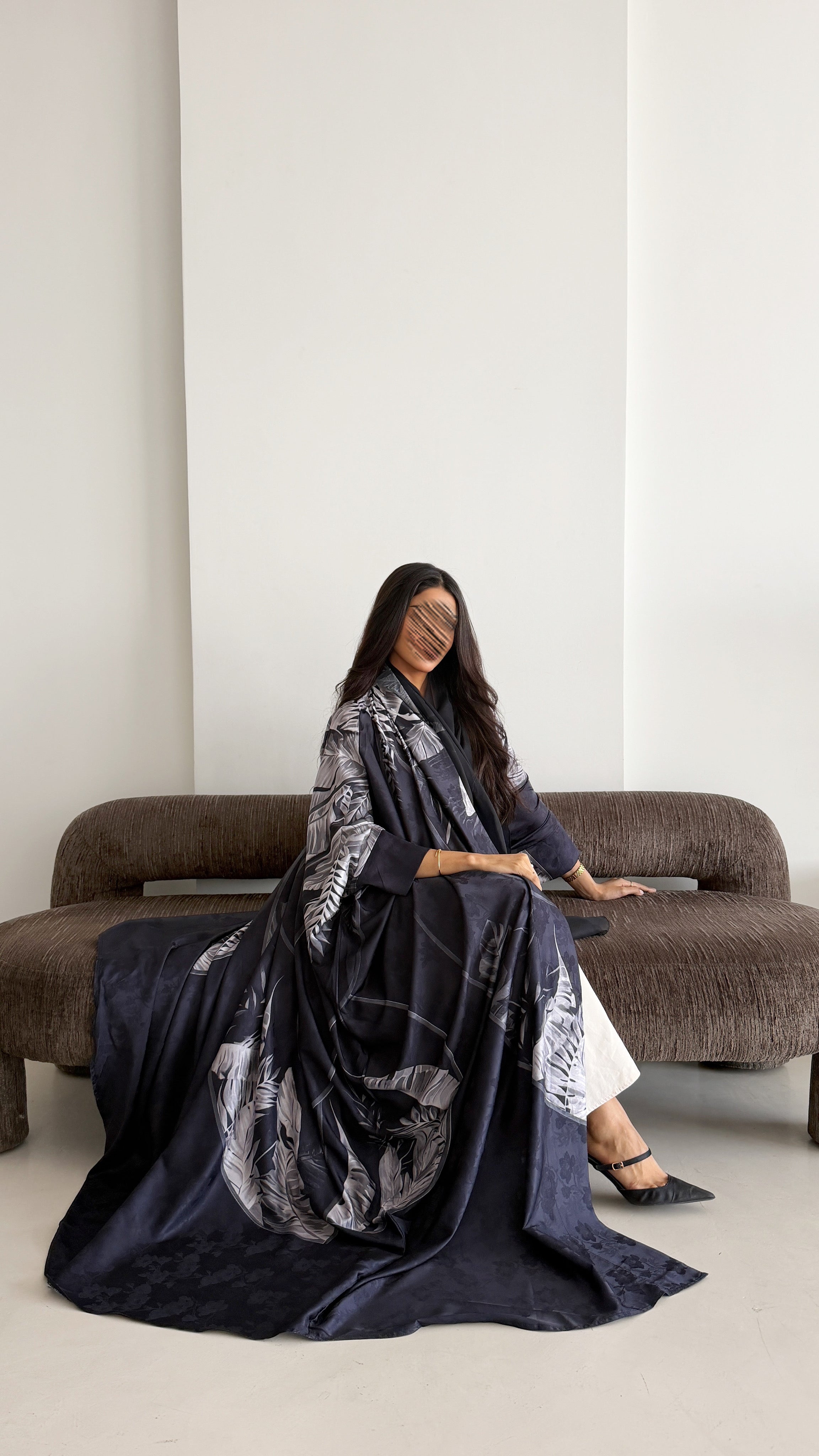 MWT1431 عباية طباعة | Printed Abaya - Aya