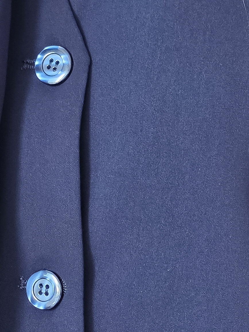 MW645 - Light Crepe Standing with Jacquard Half-Cloche