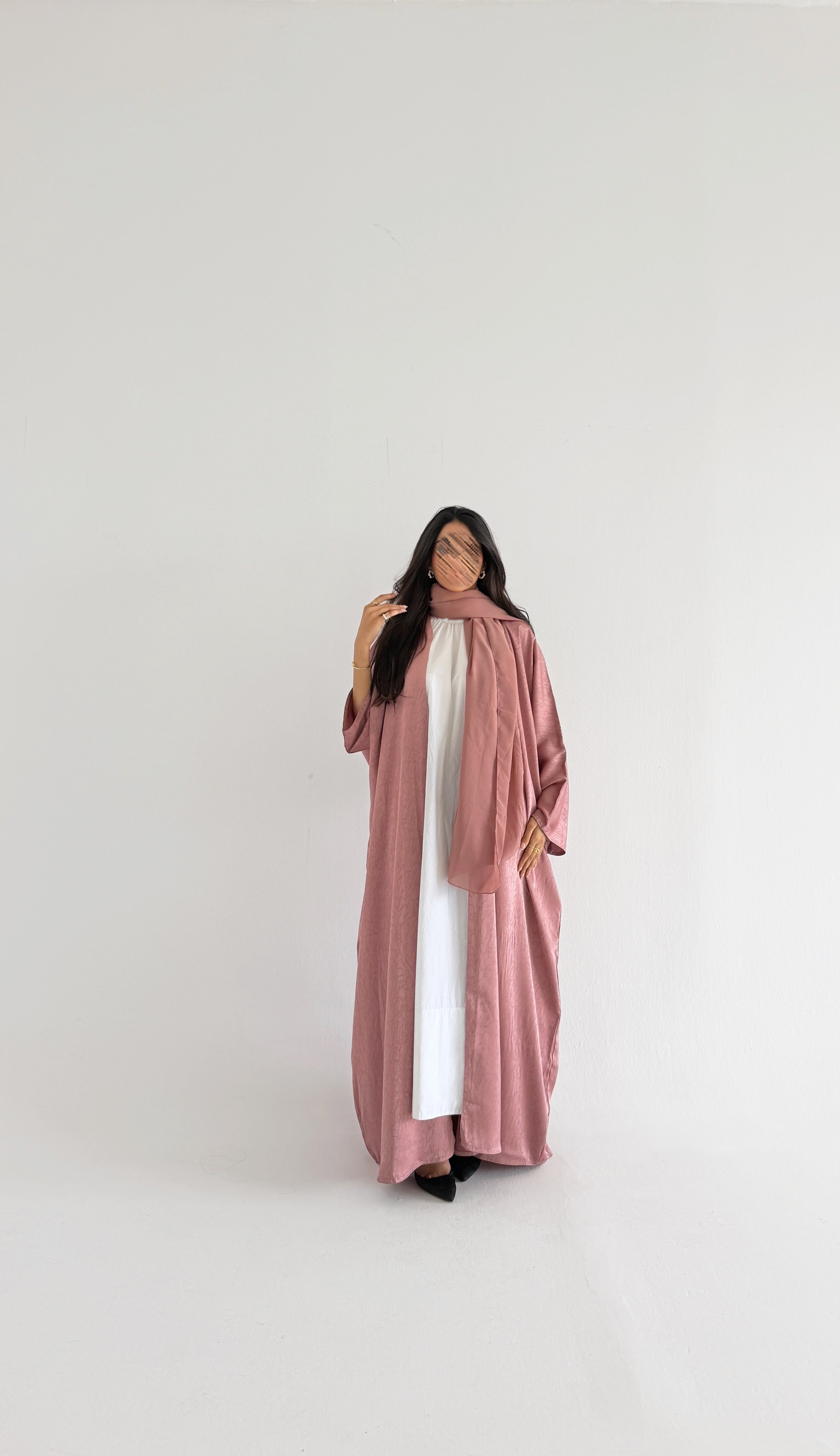 MWT2035 - عباية جاكار زهرية - Aya