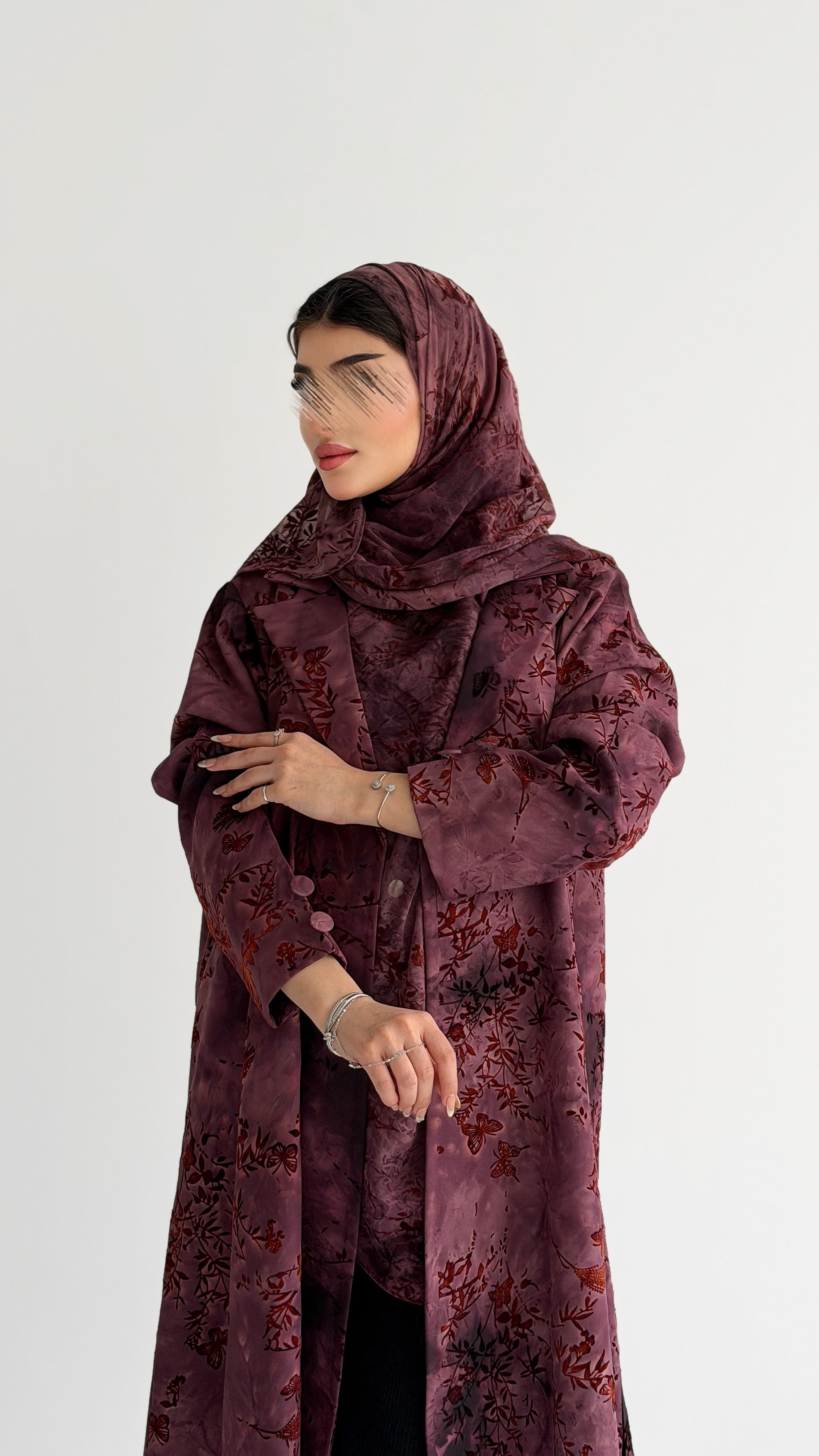 MW2026 - عباية كريب مشجر - Aya