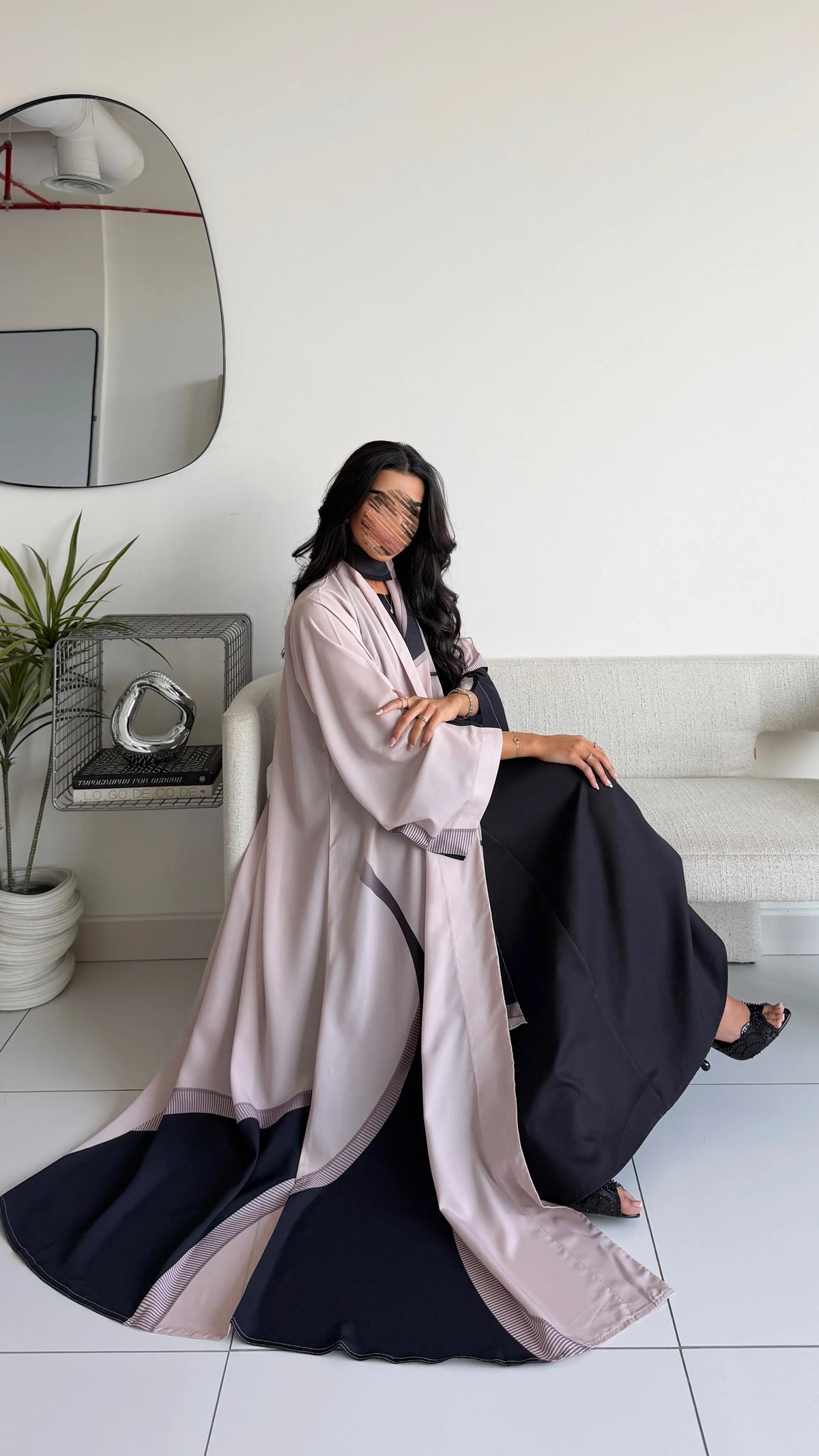 MWT1138 - عباية طباعة | Printed Abaya - Aya
