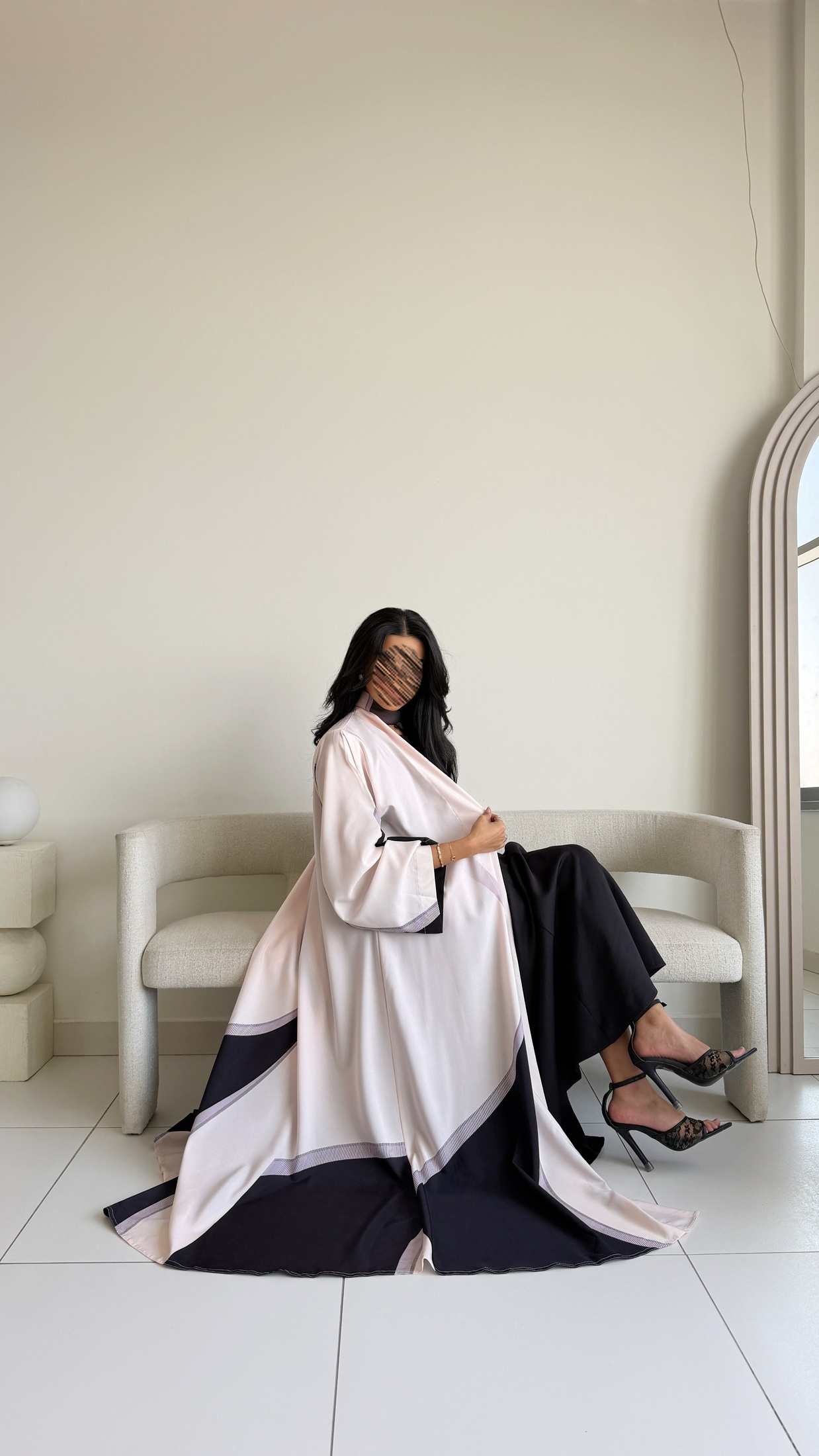 MWT1138 - عباية طباعة | Printed Abaya - Aya