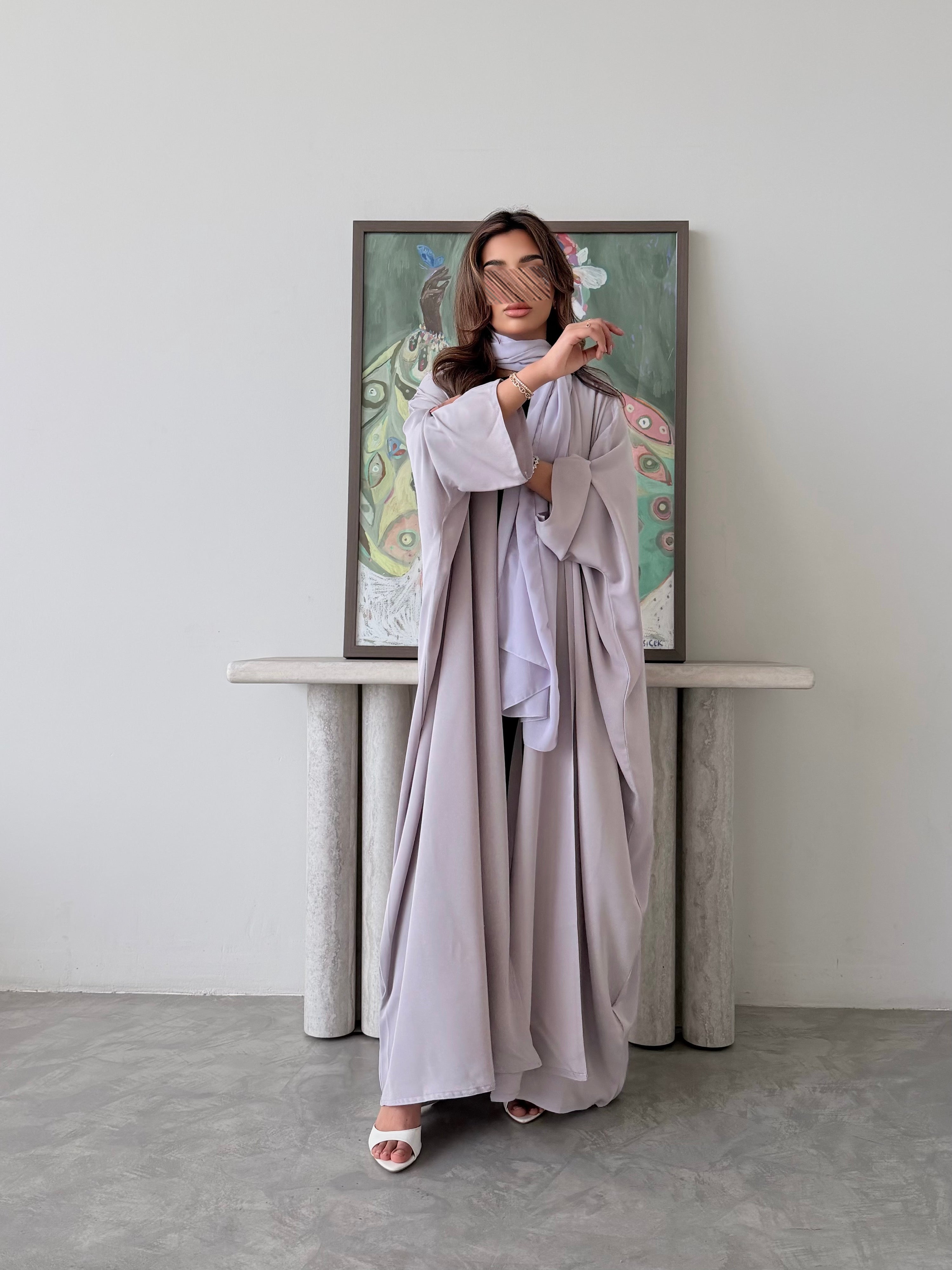 MWT5051 - كريب موف فاتح ساده قصة نص بشت - Aya