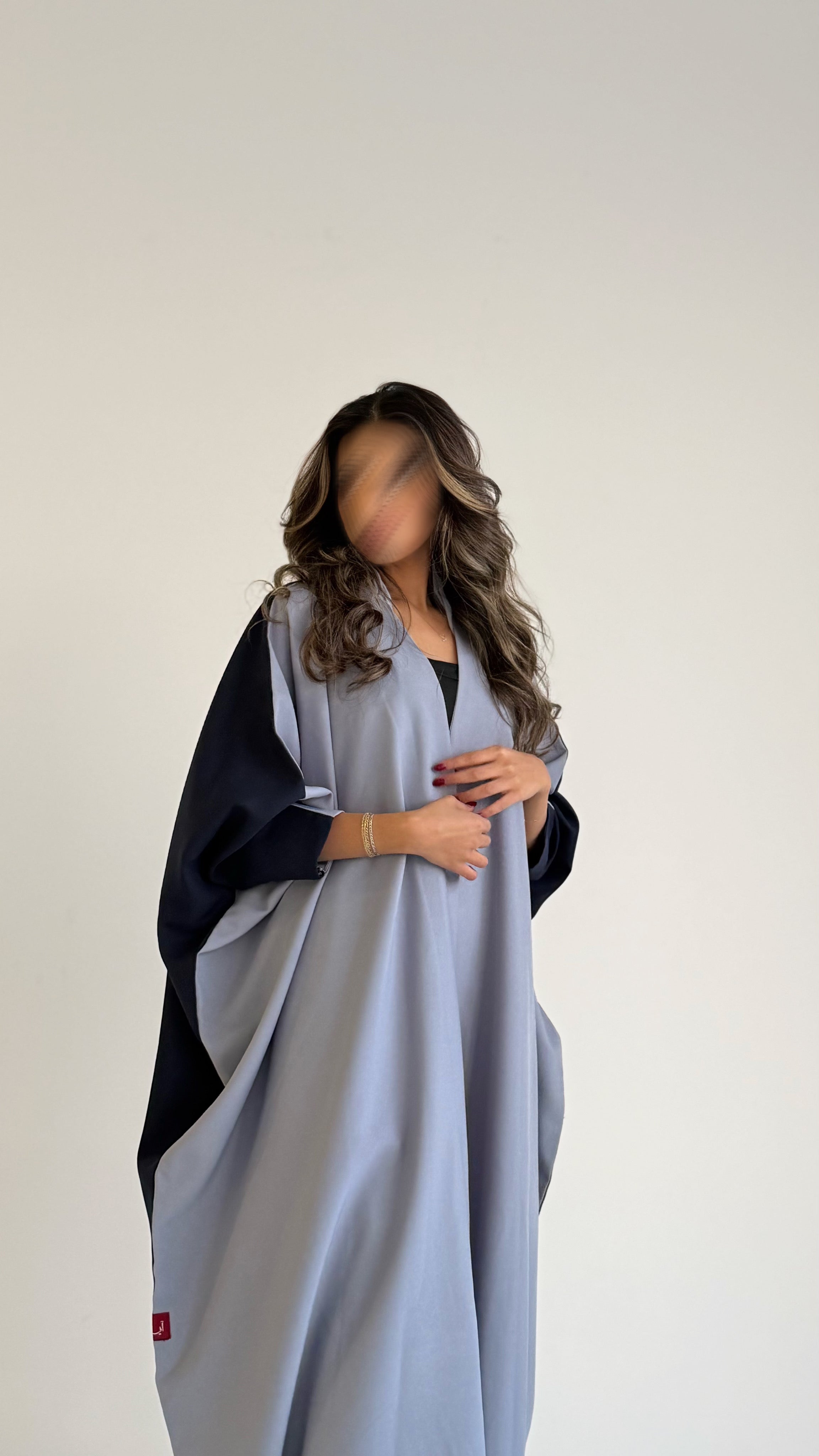 MWT536 - عباية سماوي وأزرق - Aya