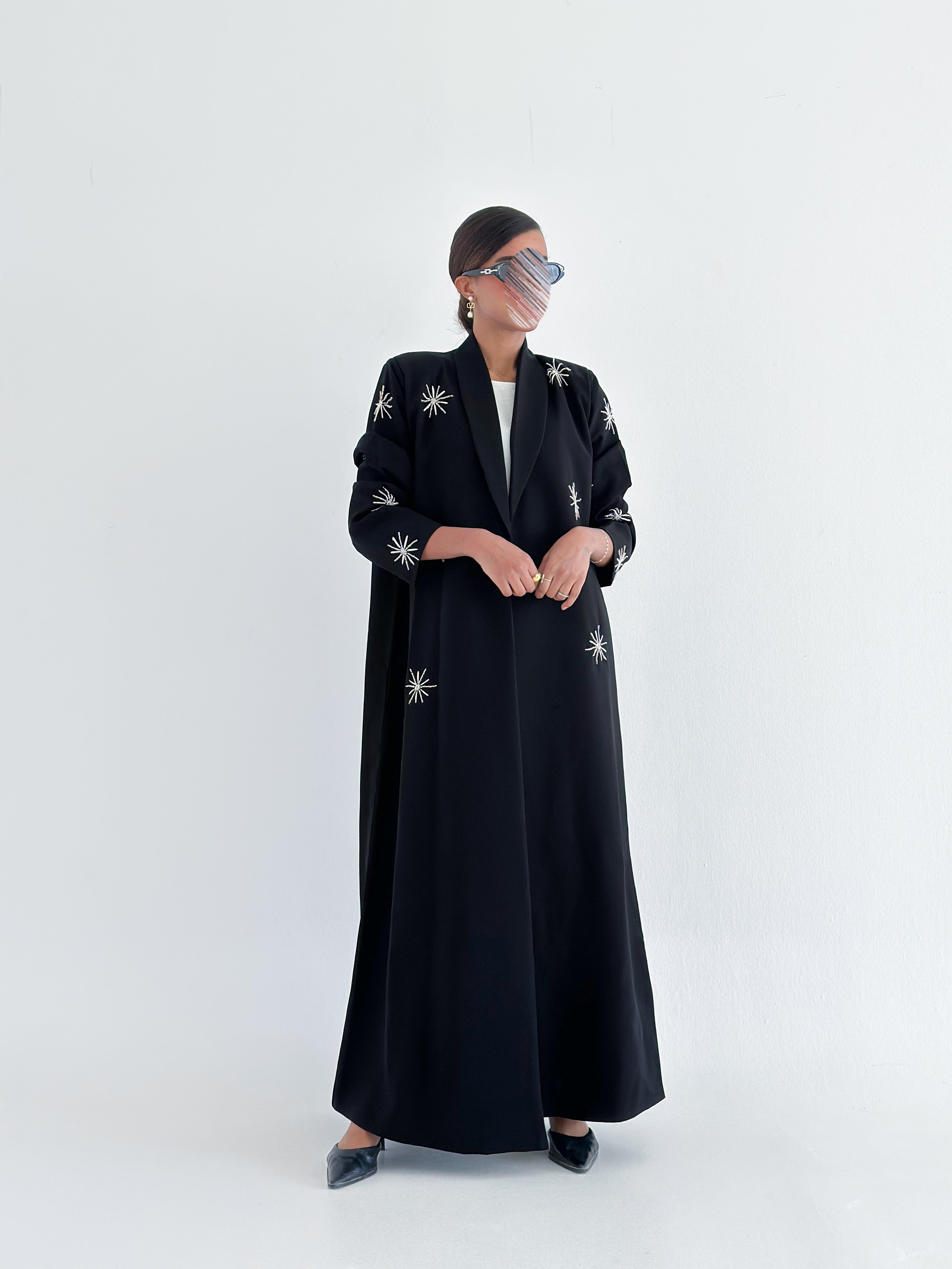 MW1269 - كتان بليزر نص كلوش - Aya