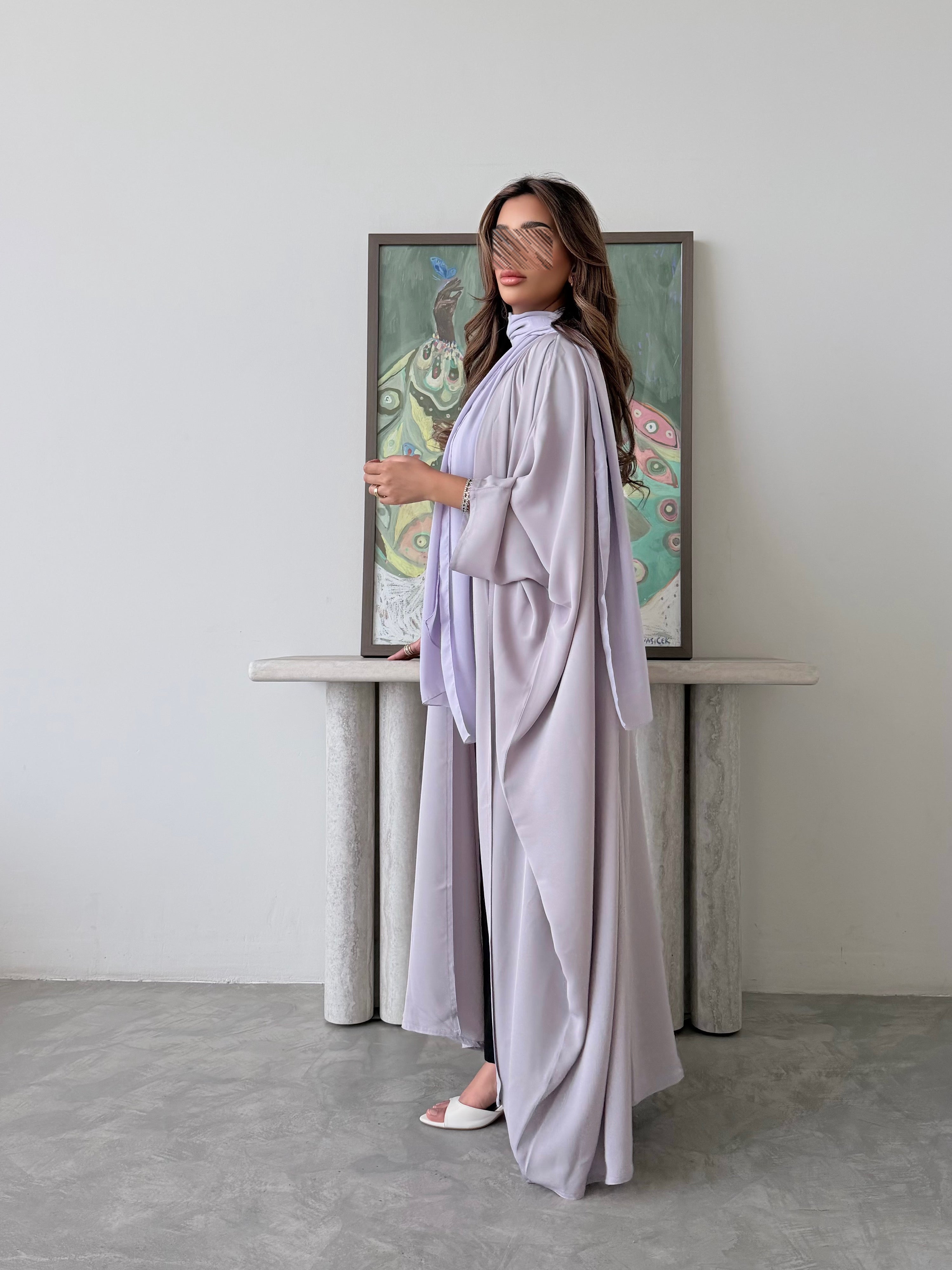 MWT5051 - كريب موف فاتح ساده قصة نص بشت - Aya