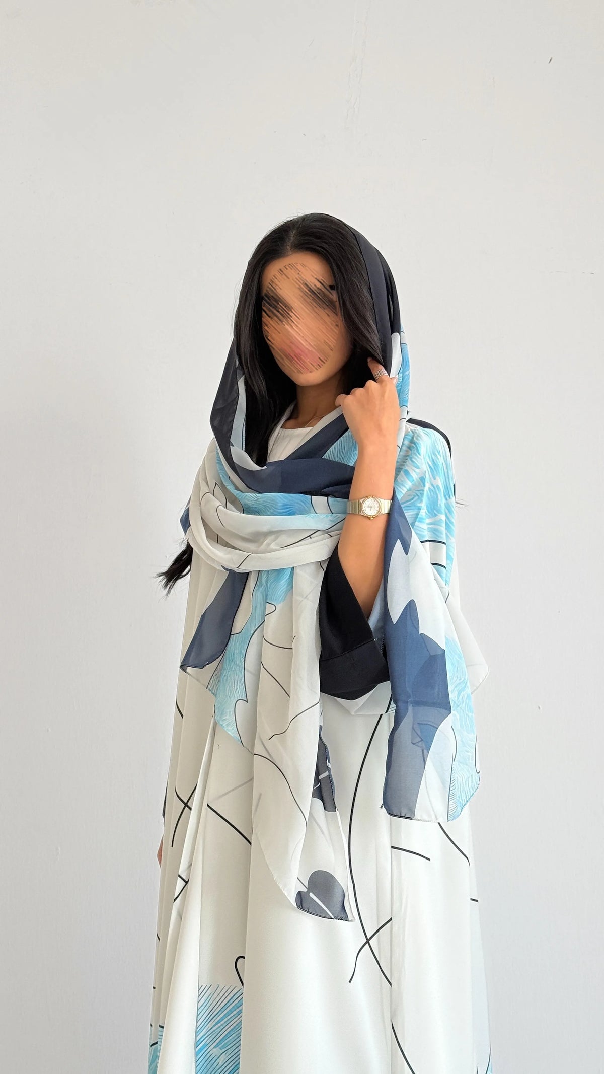MWT1139 - عباية طباعة | Printed Abaya - Aya