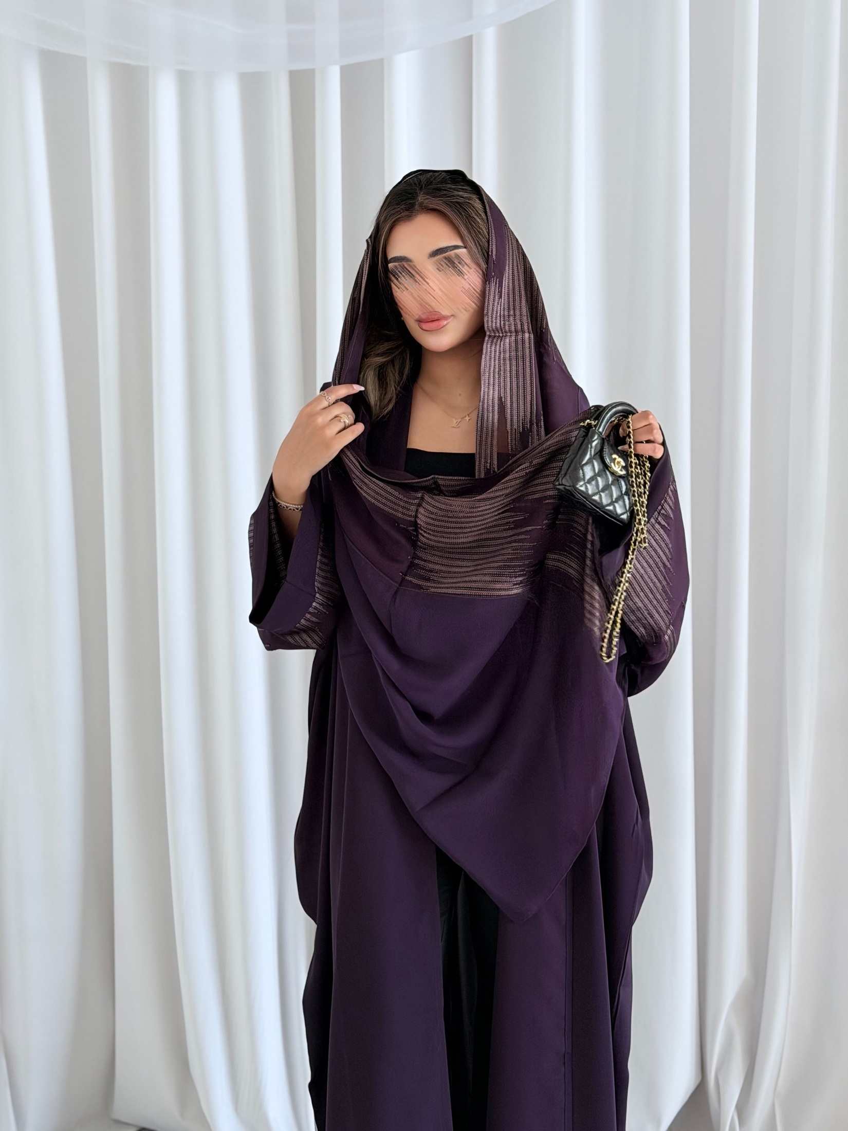 MWT5206 - عبايه طباعه كريب - Aya
