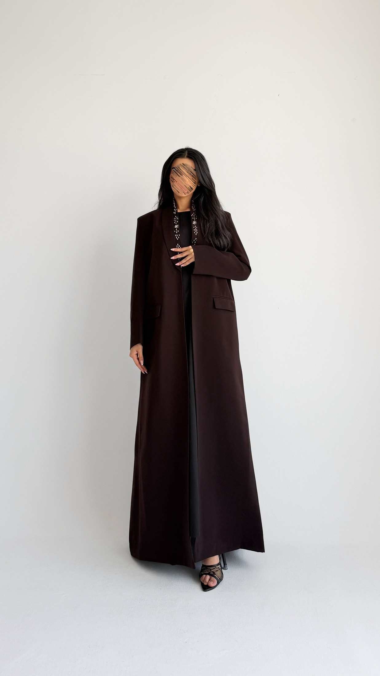 MWT1214 - عباية بليزر| Blazer Abaya - Aya