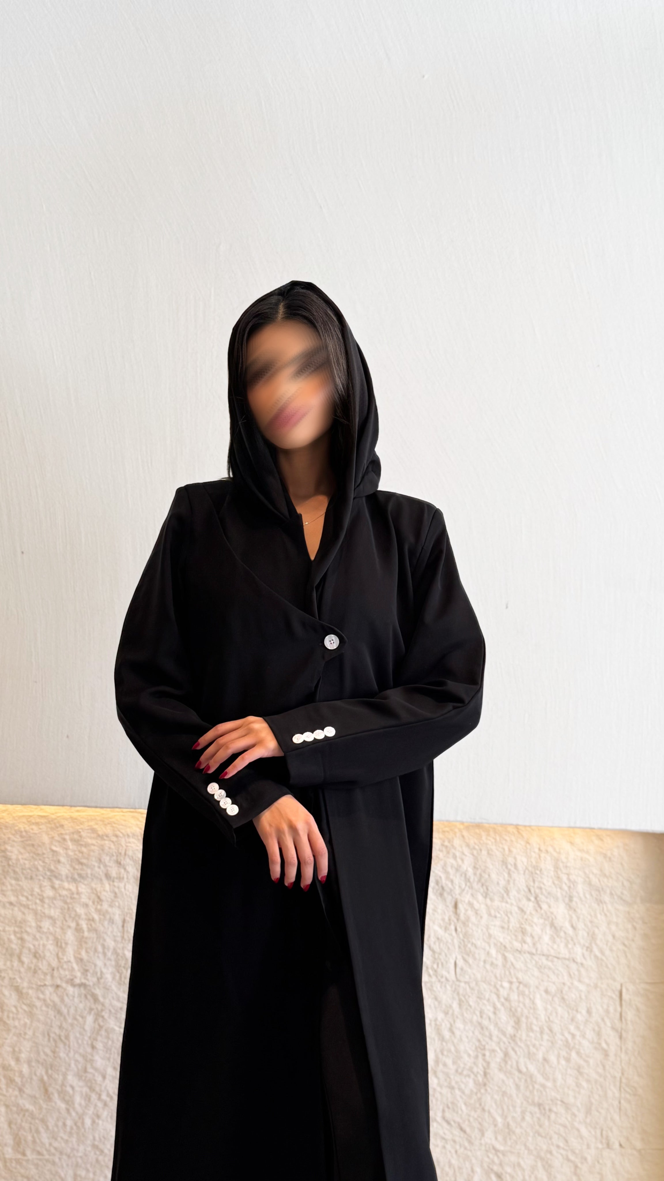 MW1780 - عباية بليزر بقماش كوبرا - Aya