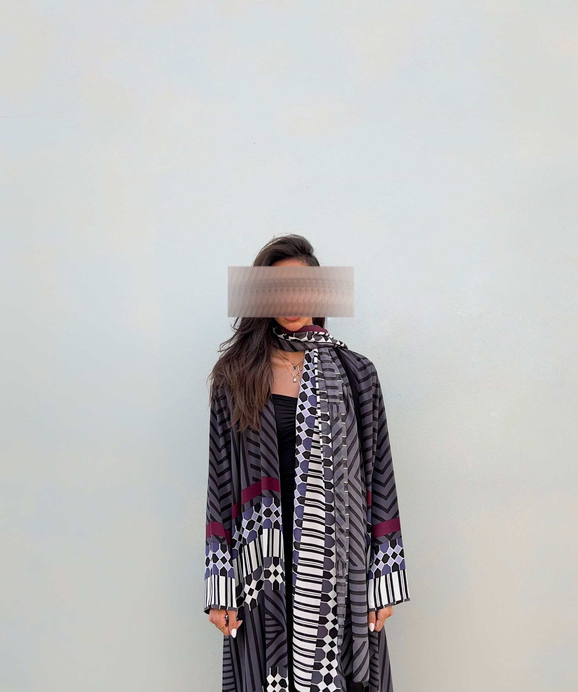 MWT460 - عباية طباعة - Aya