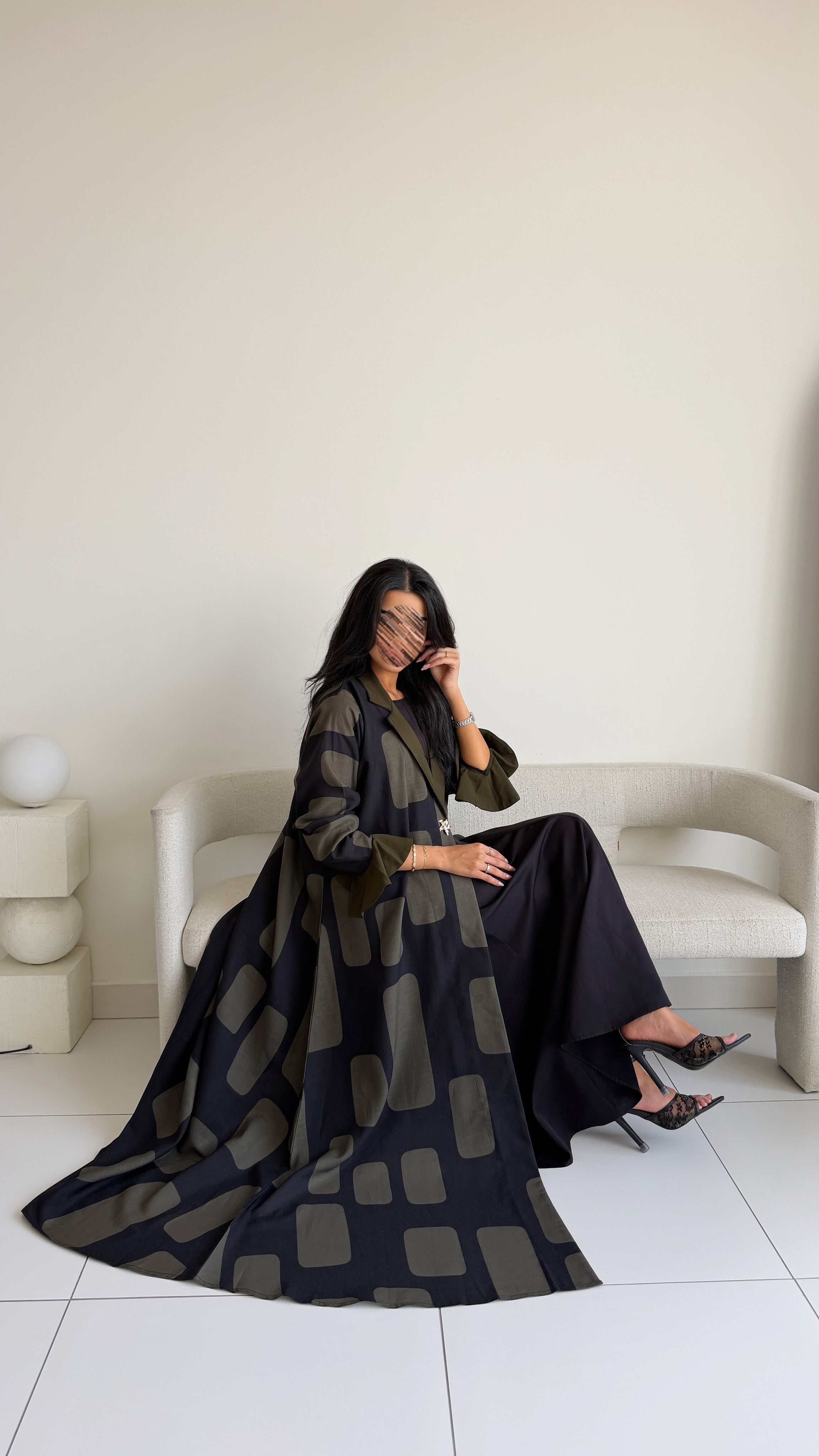 MWT1521 عباية طباعة | Printed Abaya