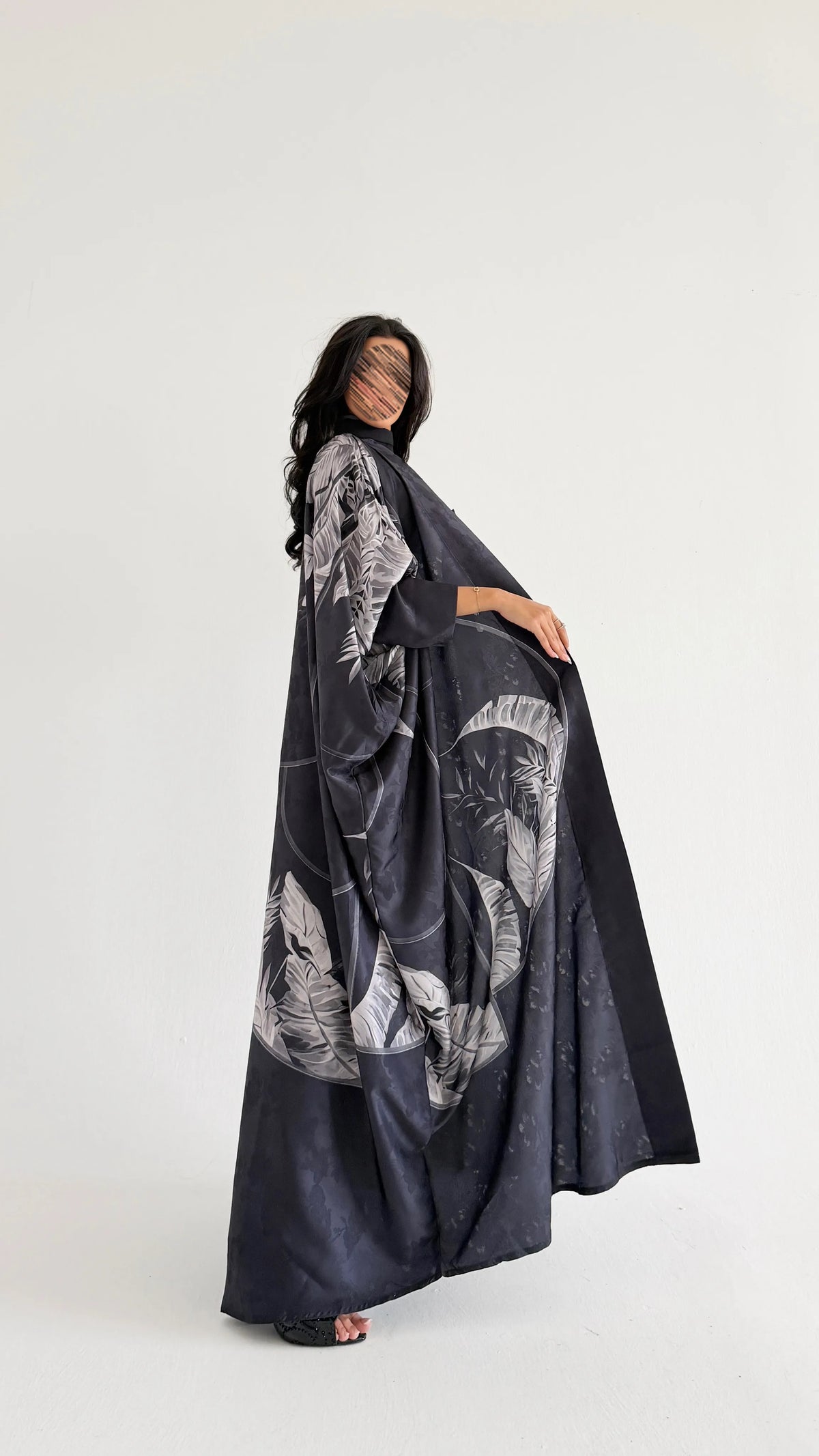 MWT1431 عباية طباعة | Printed Abaya
