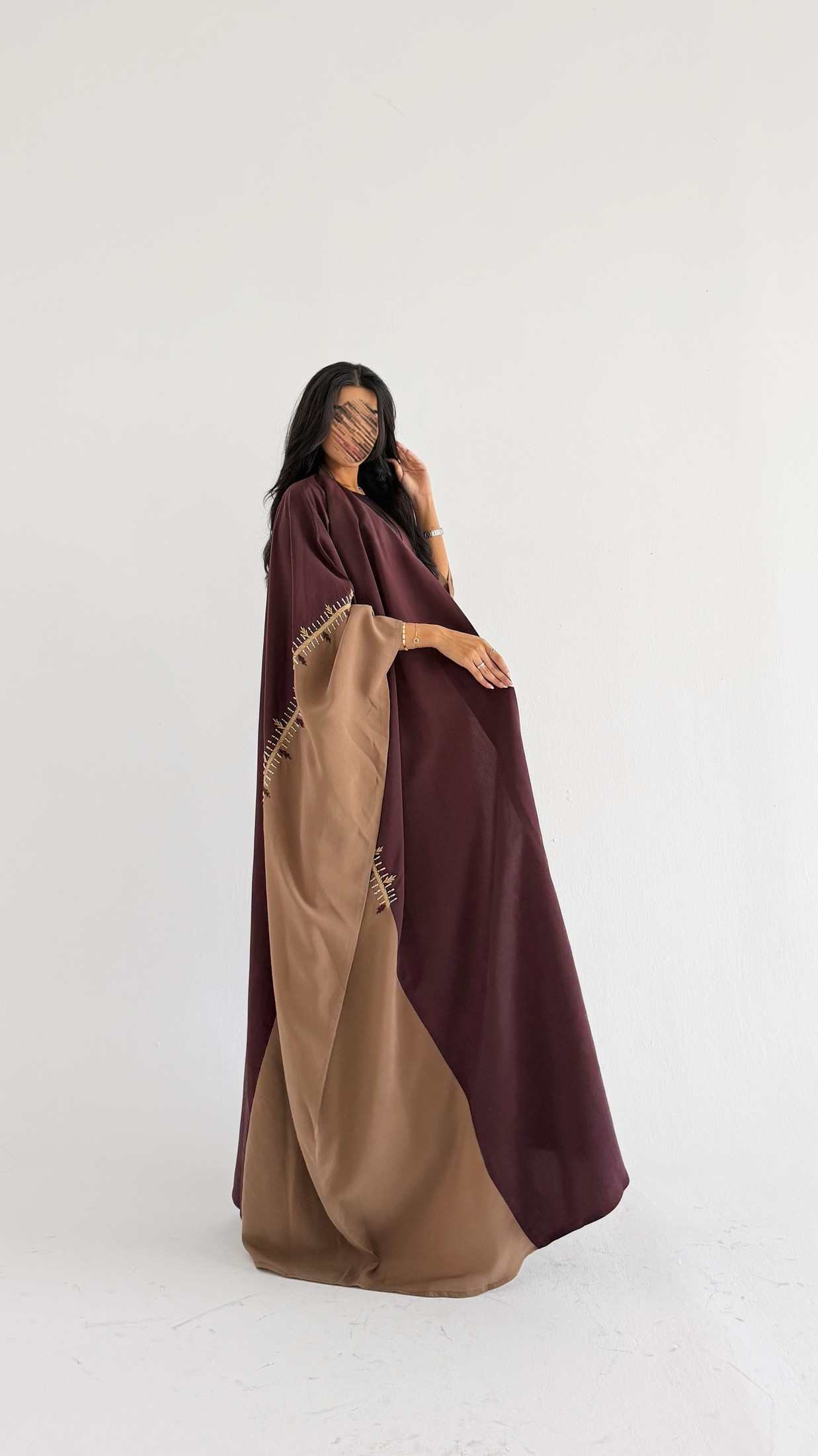 MWT1468 عباية بتطريز شك - Aya