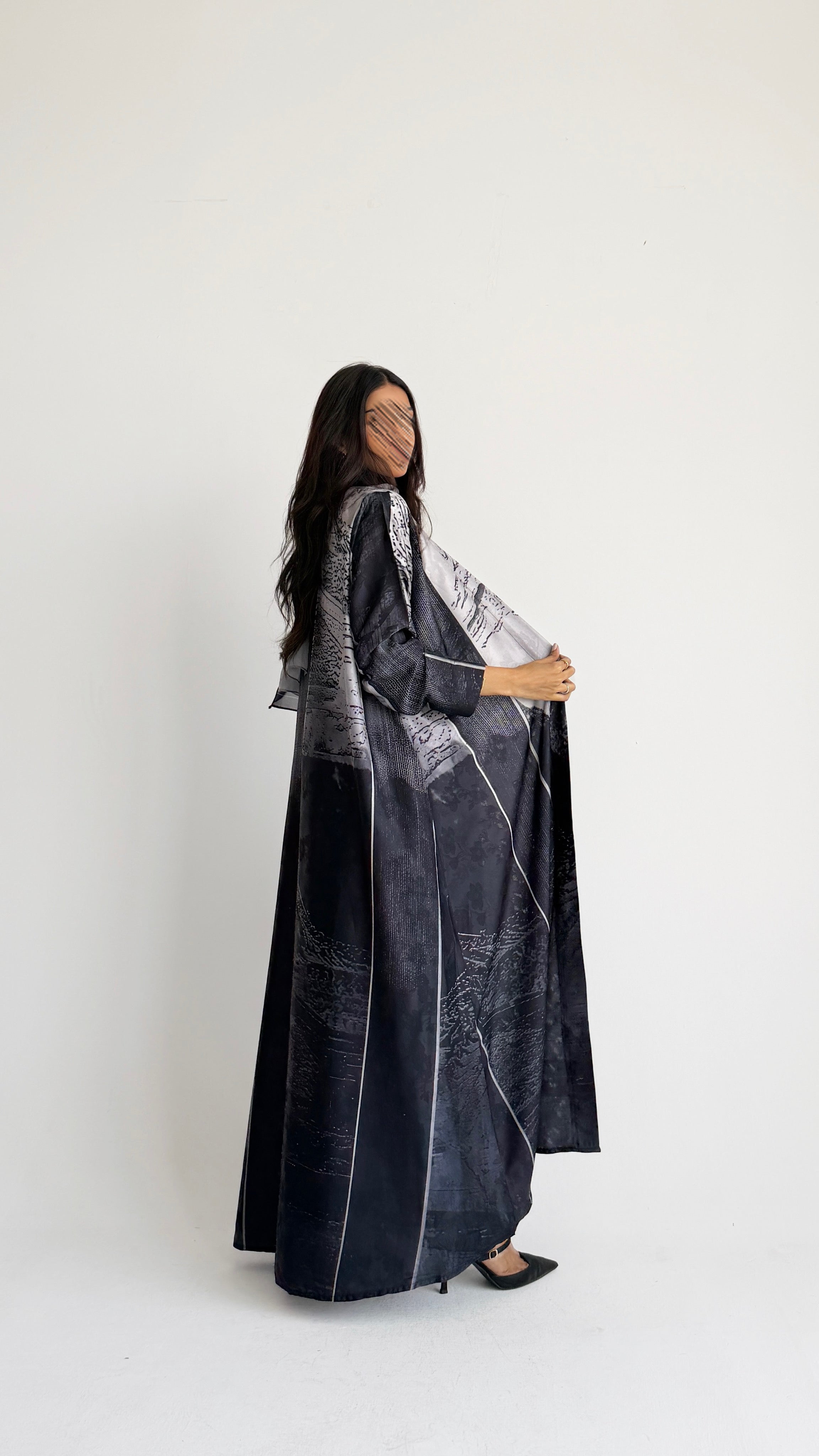 MWT1437 عباية طباعة | Printed Abaya - Aya