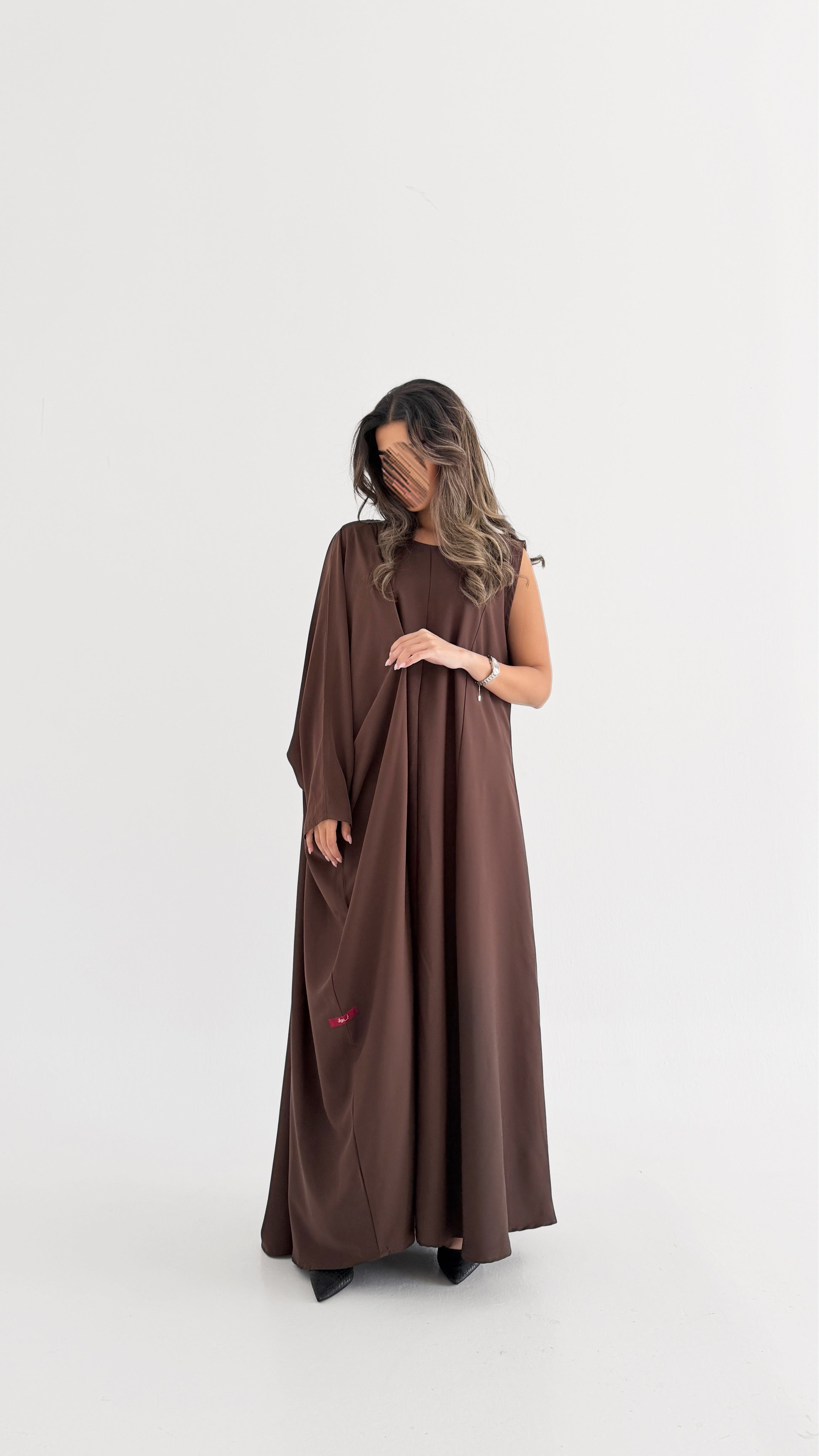 MW2014 - عباية كريب مع فستان كريب - Aya