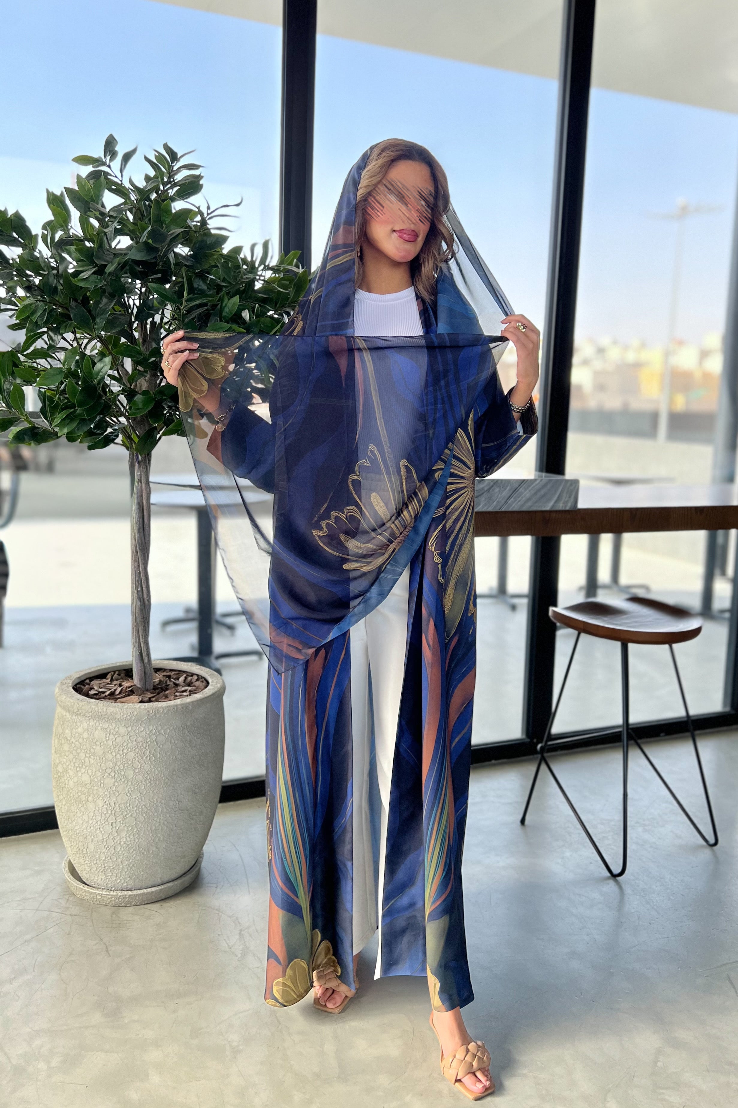 MWT474 - عباية طباعة - Aya