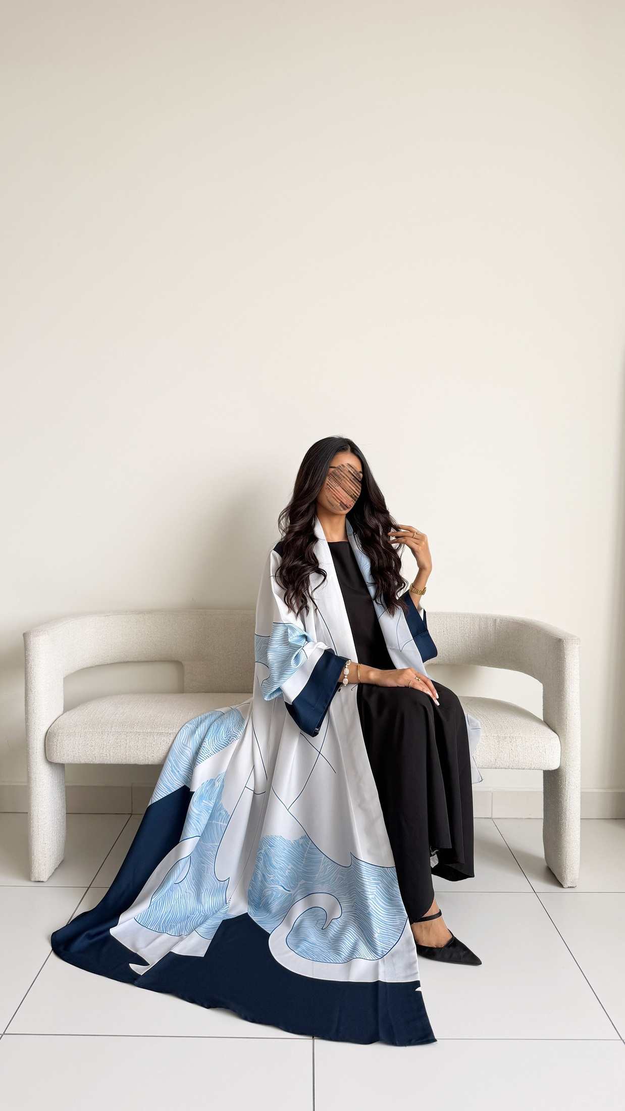 MWT1139 - عباية طباعة | Printed Abaya - Aya