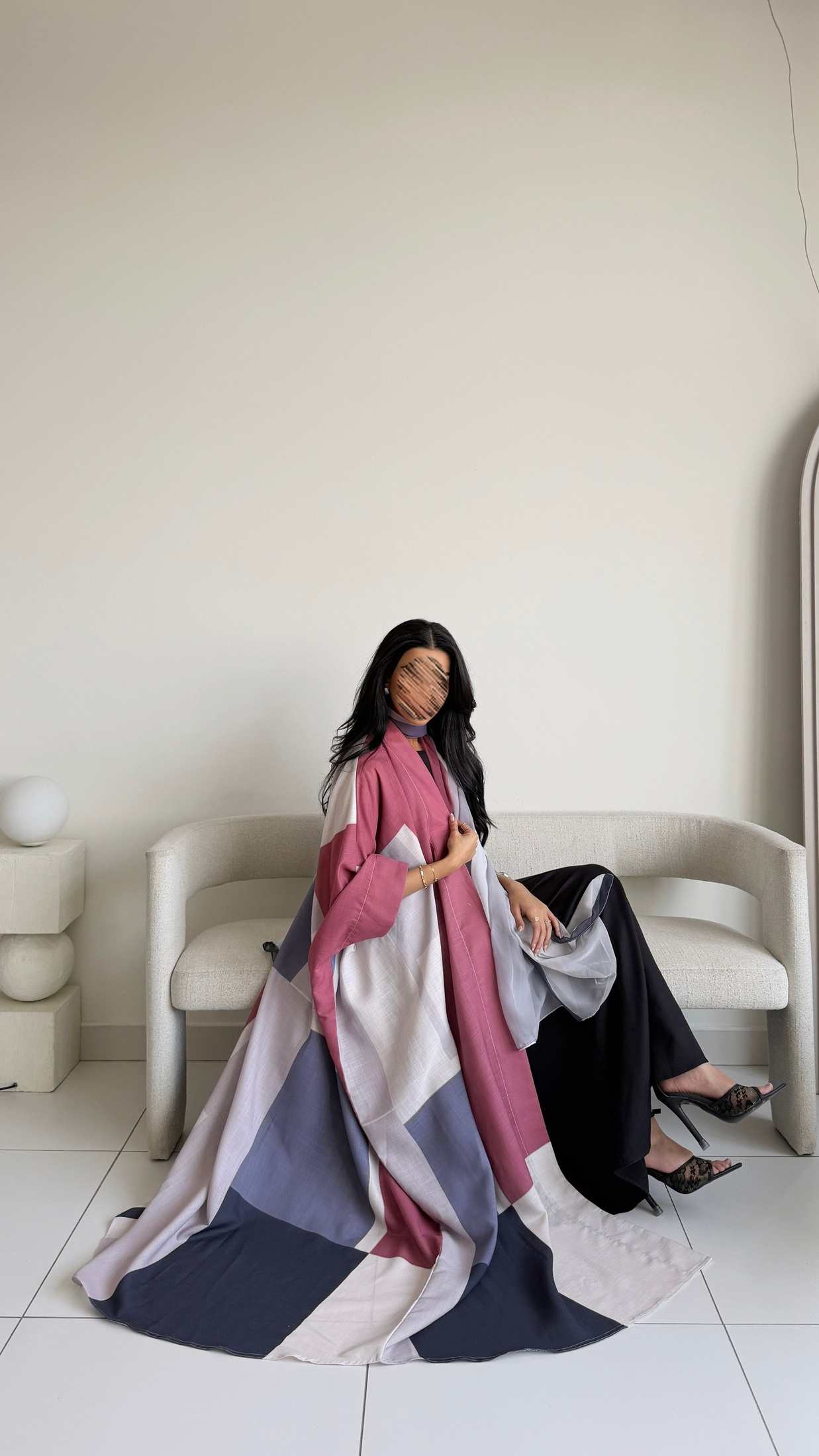 MWT1516 عباية طباعة | Printed Abaya - Aya