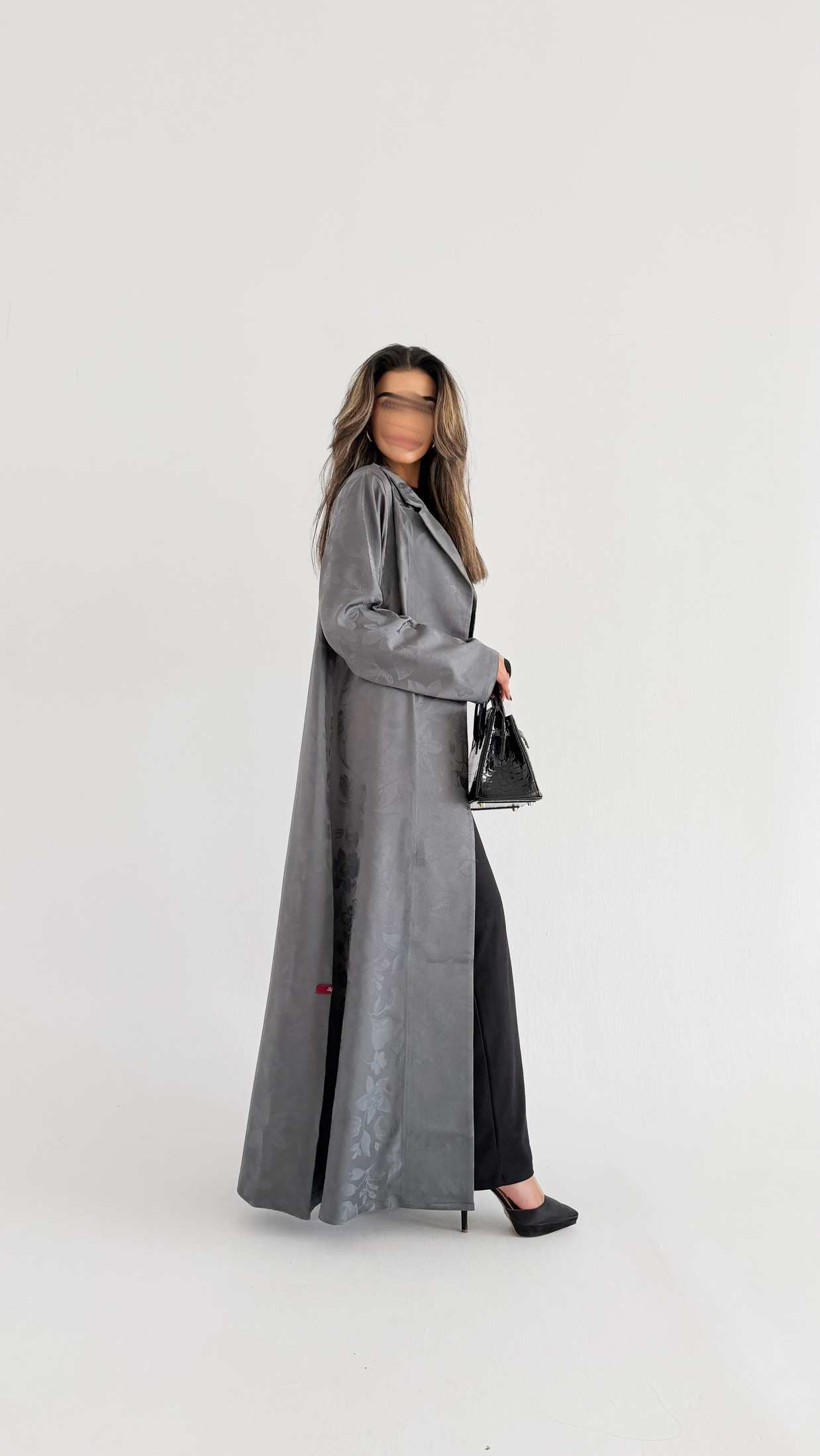 MWT849 - عباية بليزر جاكار - Aya