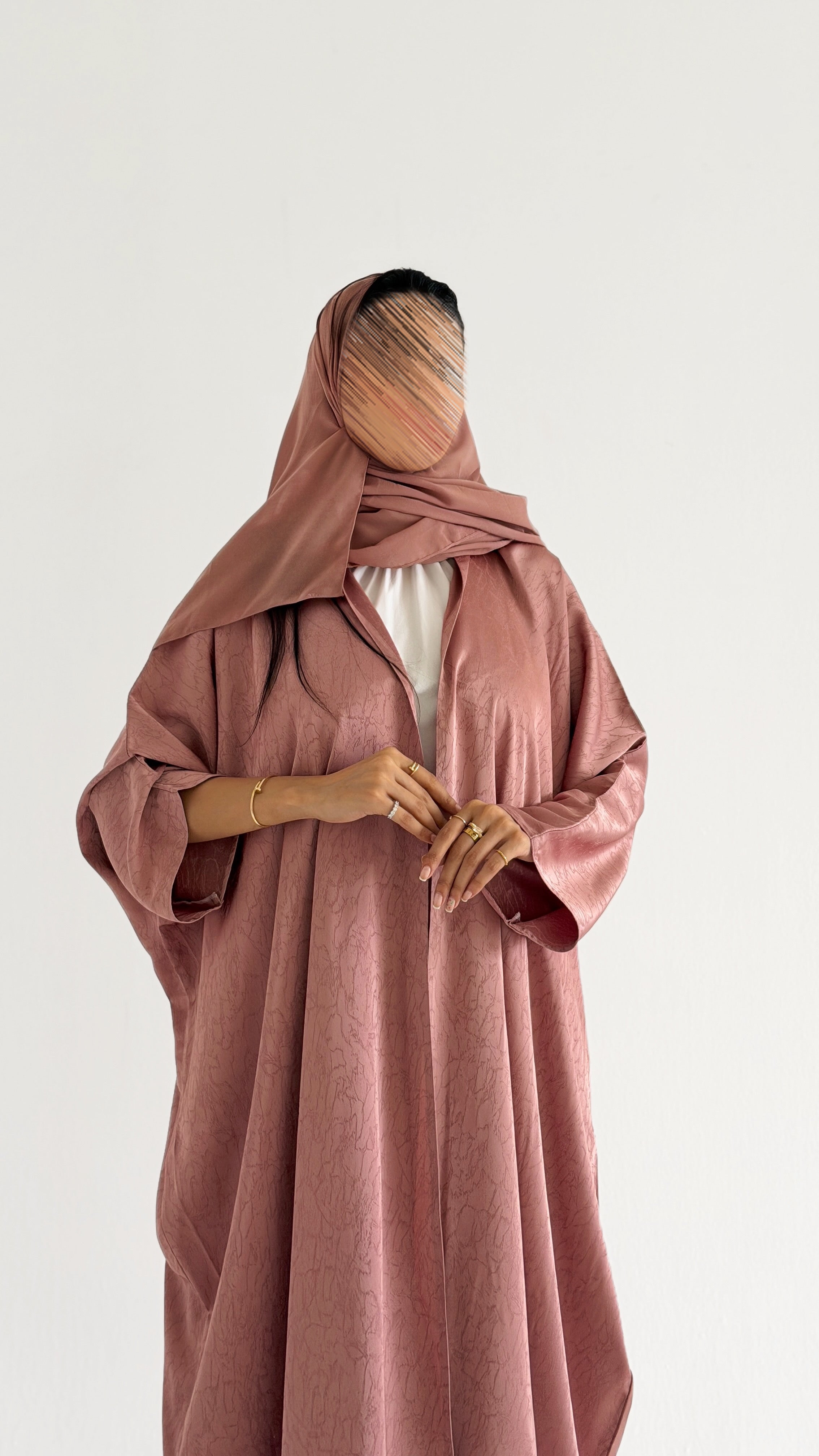 MWT2035 - عباية جاكار زهرية - Aya