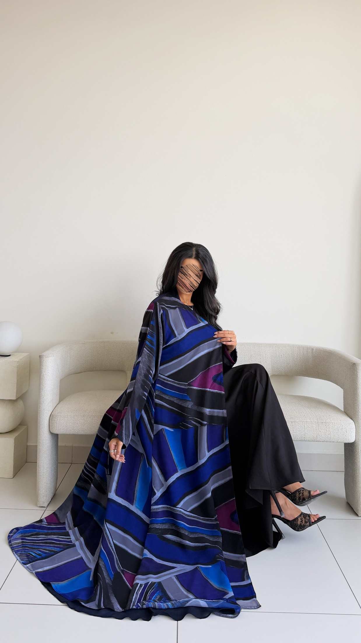 MWT2101 - Summer Printed Abaya | عباية صيفية طباعة - Aya