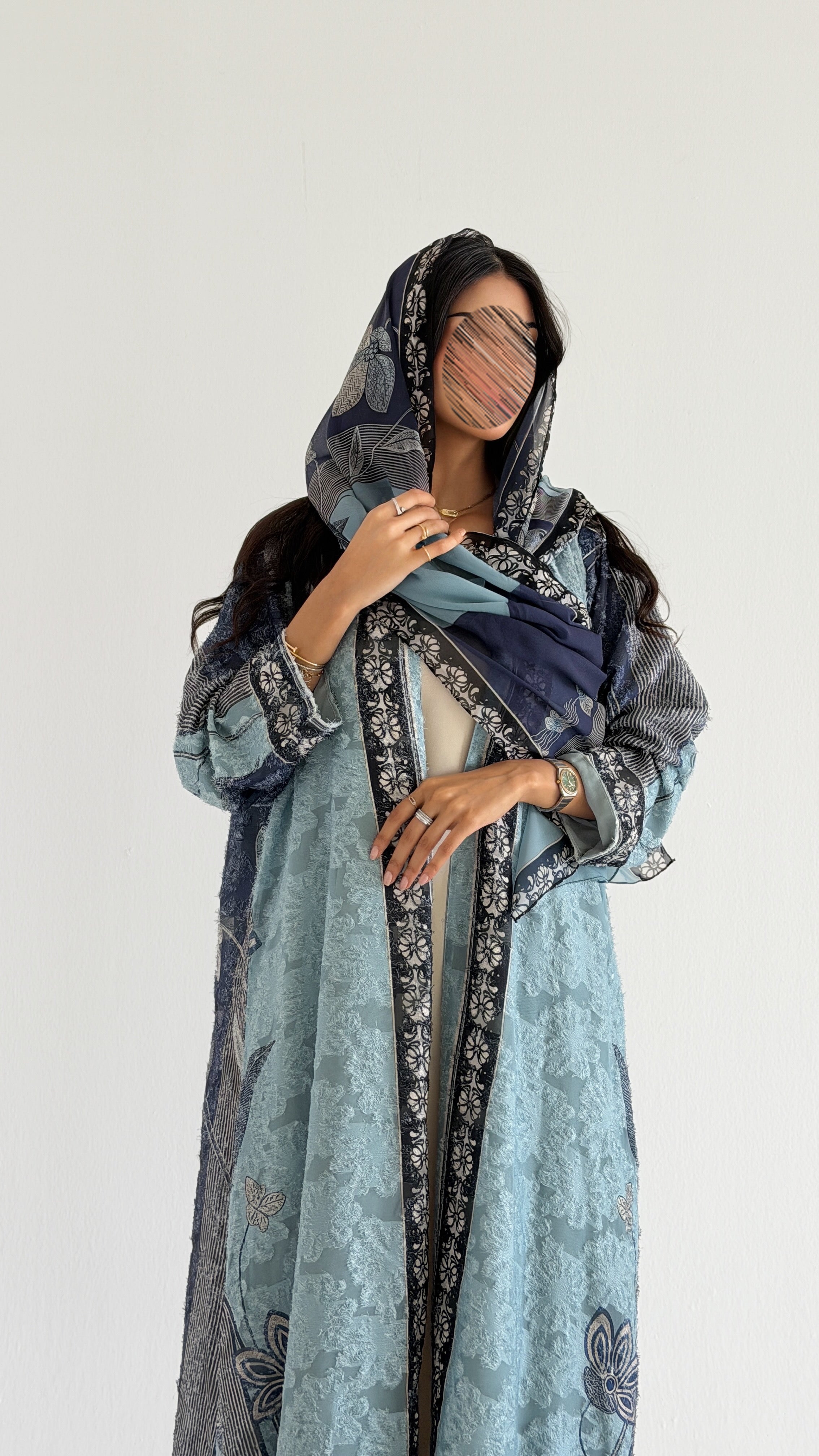 MWT1361 عباية طباعة | Printed Abaya - Aya