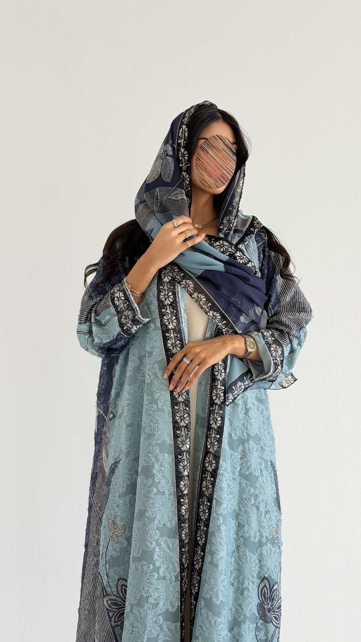 MWT1361 عباية طباعة | Printed Abaya - Aya