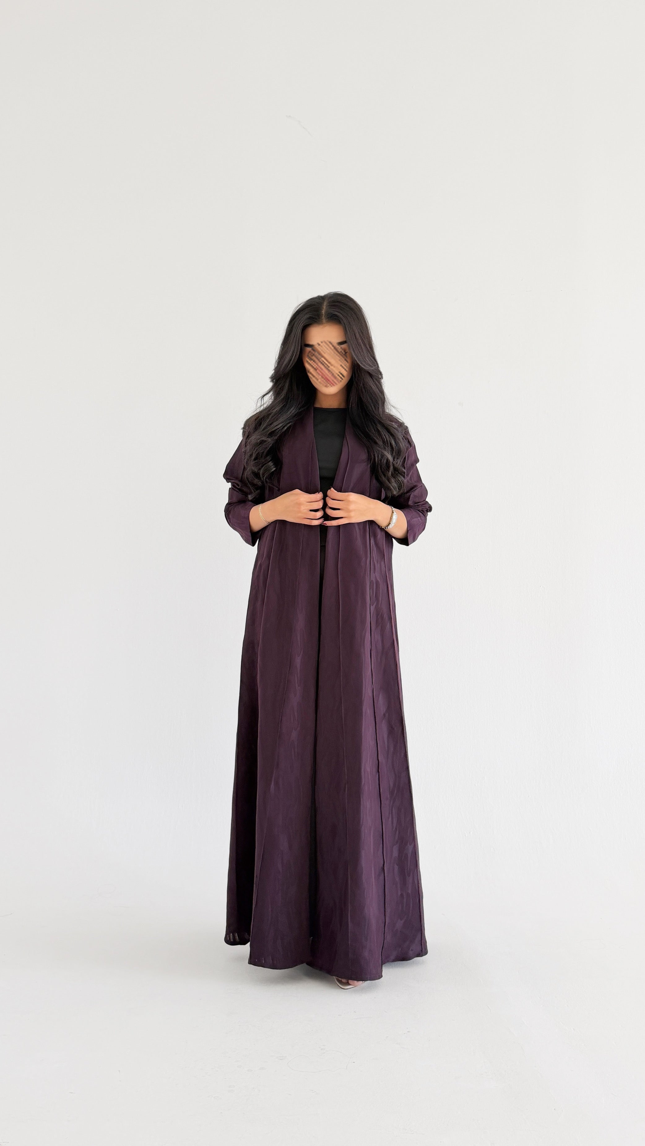 MW2090 - عباية جاكار أنيقة بقصّة بليزر عصرية - Aya