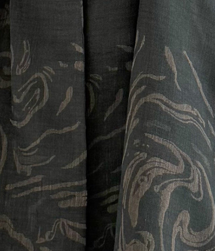 MW1791 - عباية لنن هندي بقصة بليزر - Aya