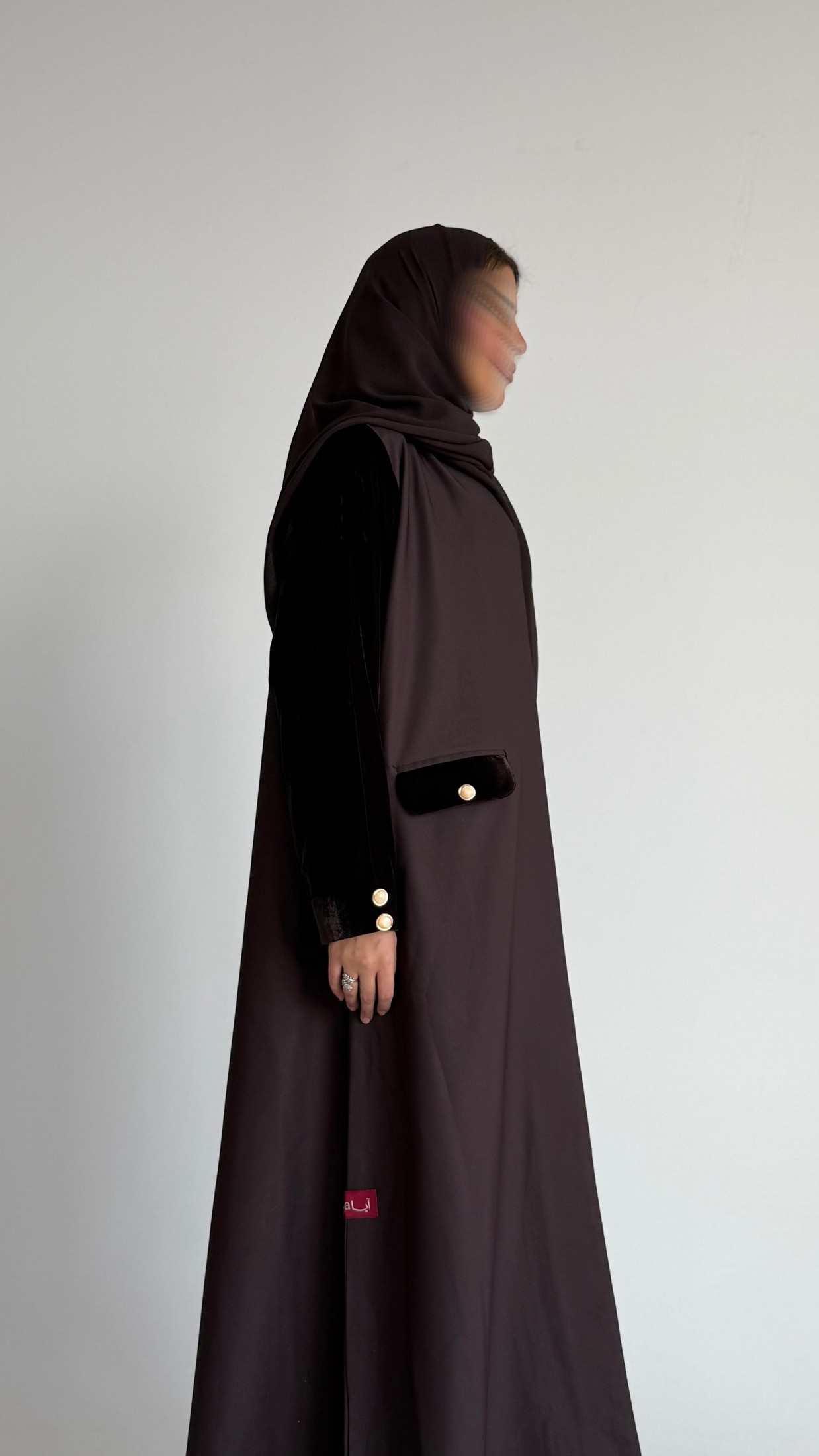 MWT541 - عباية بليزر مع تفته - Aya