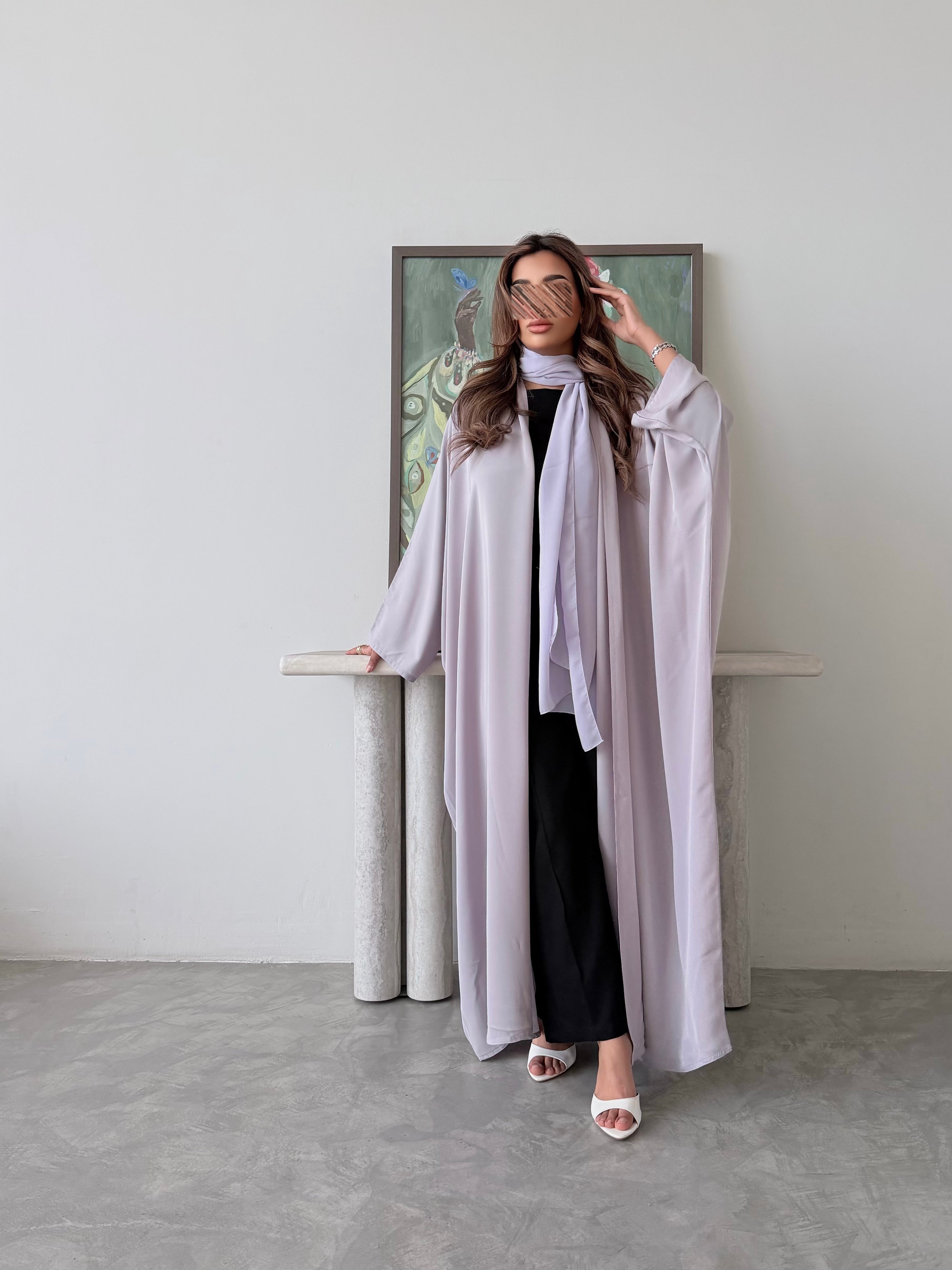 MWT5051 - كريب موف فاتح ساده قصة نص بشت - Aya