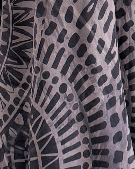 MWT1170 - عباية طباعة | Printed Abaya - Aya