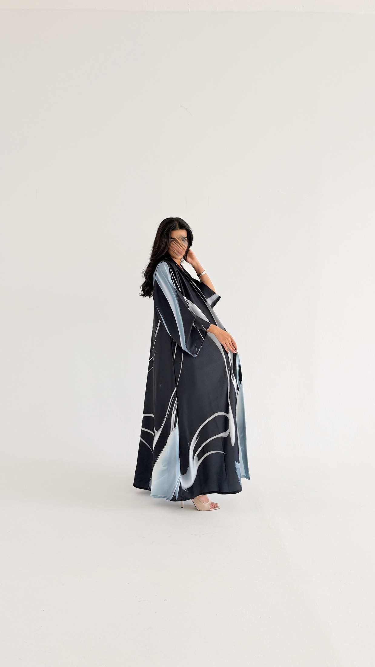 MWT1134 - عباية طباعة | Printed Abaya - Aya
