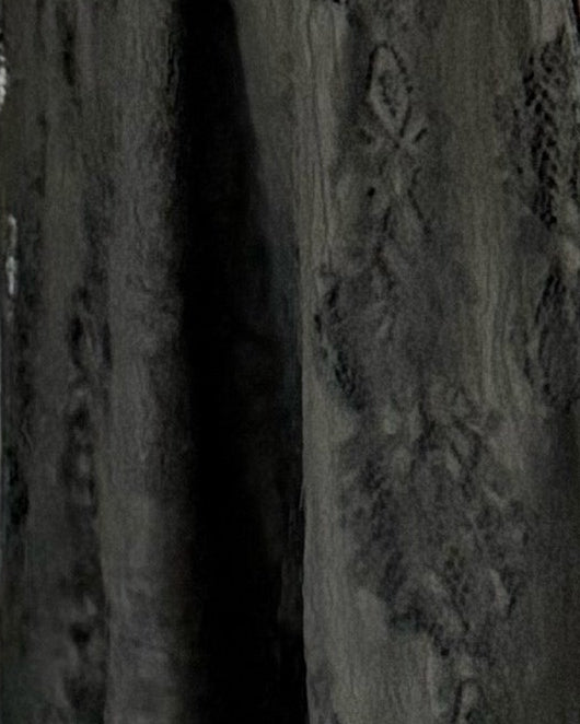 MWT5058 - قماش زيتي دانتيل مبطن كامل قصة كلوش - Aya