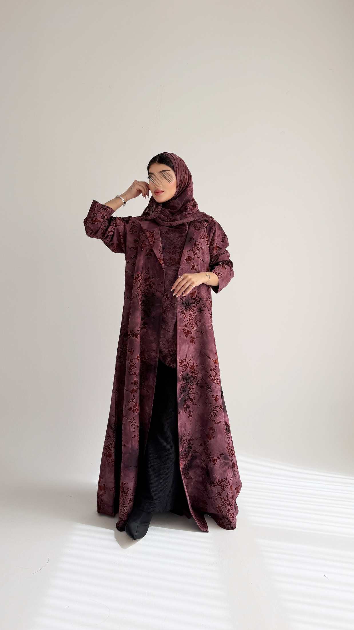 MW2026 - عباية كريب مشجر - Aya